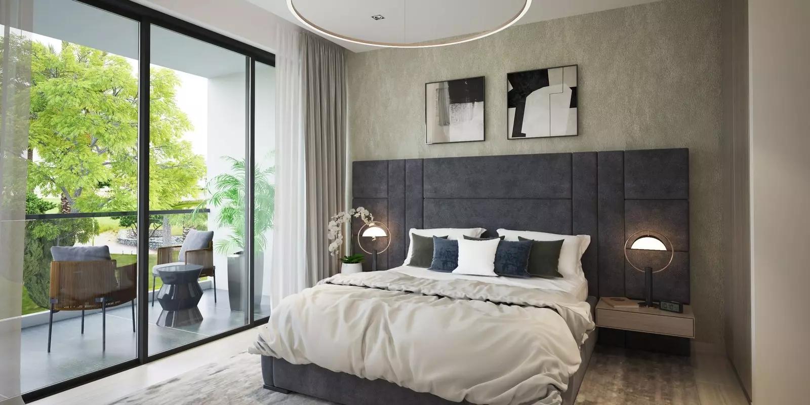 Interior living area of a The Legends townhouse, DAMAC Hills, Dubai