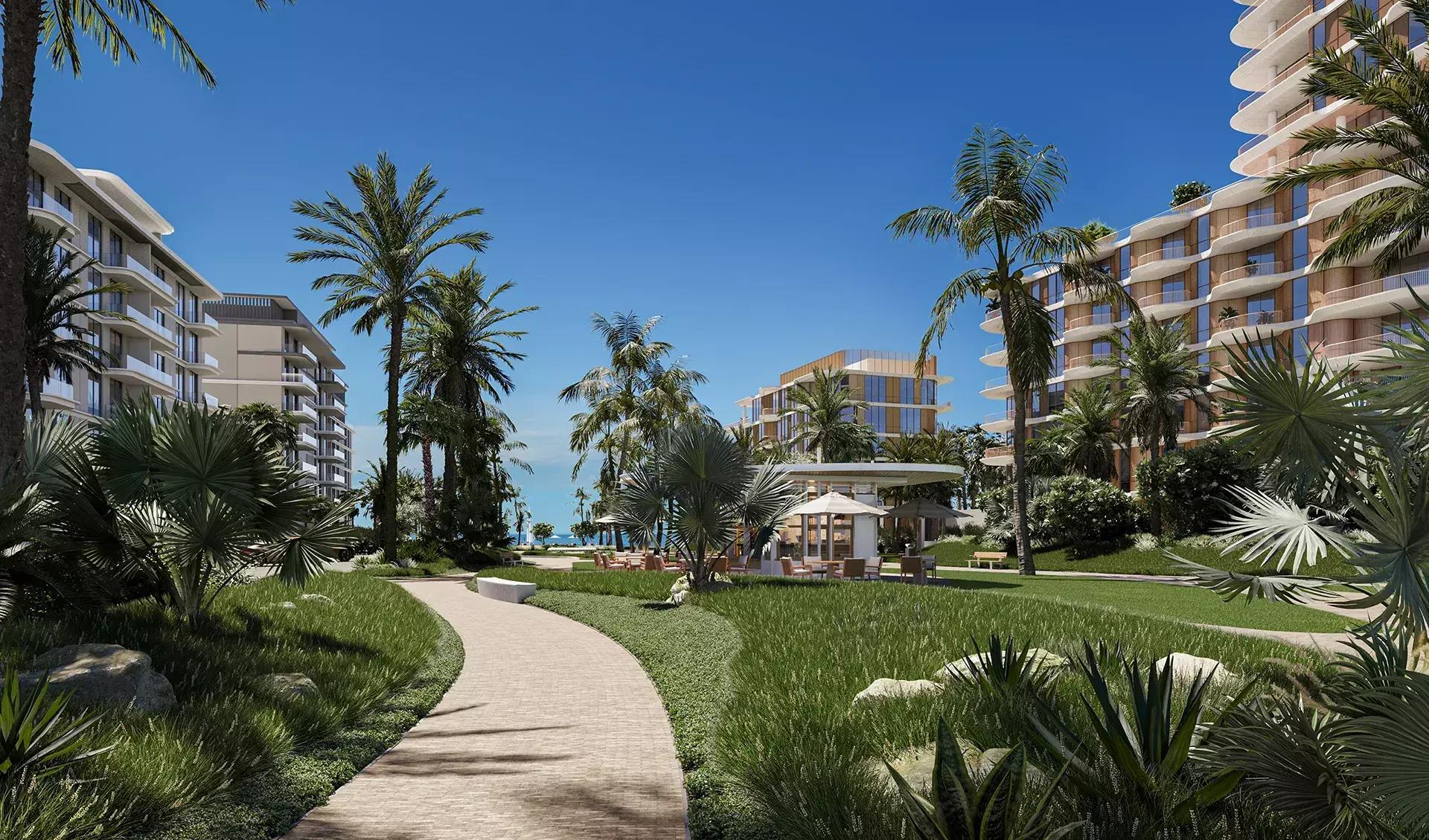 Bay Grove Residences Phase 2 building facade and waterfront setting, Dubai Islands