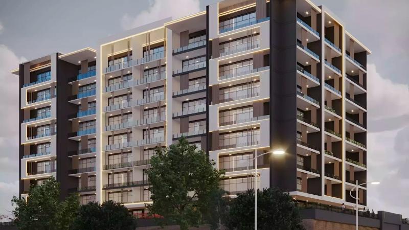 Pearls By Vision residential facade in Dubai Silicon Oasis