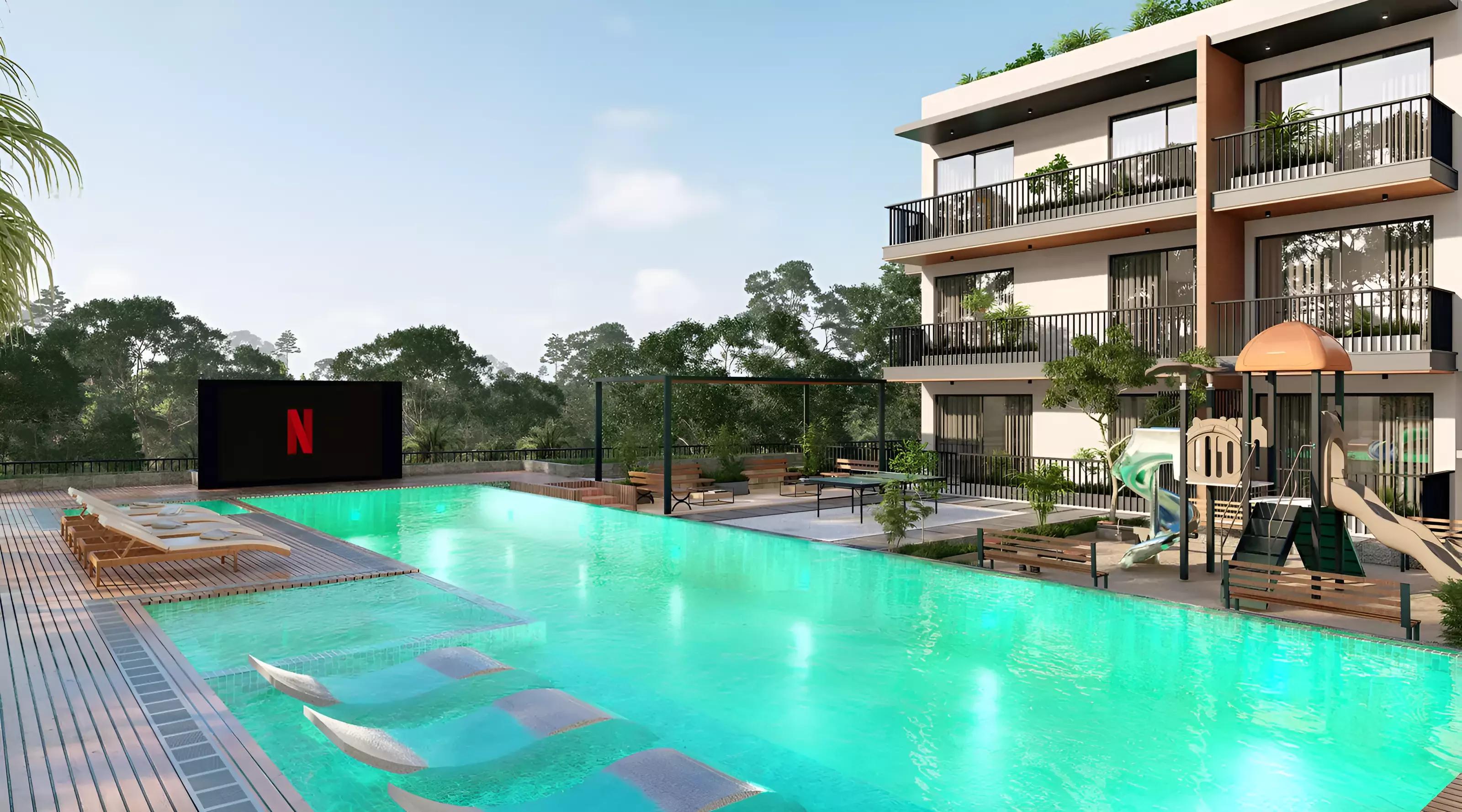 Gymnasium interior at Heilbronn Park Lane Phase 2, Jumeirah Village Circle