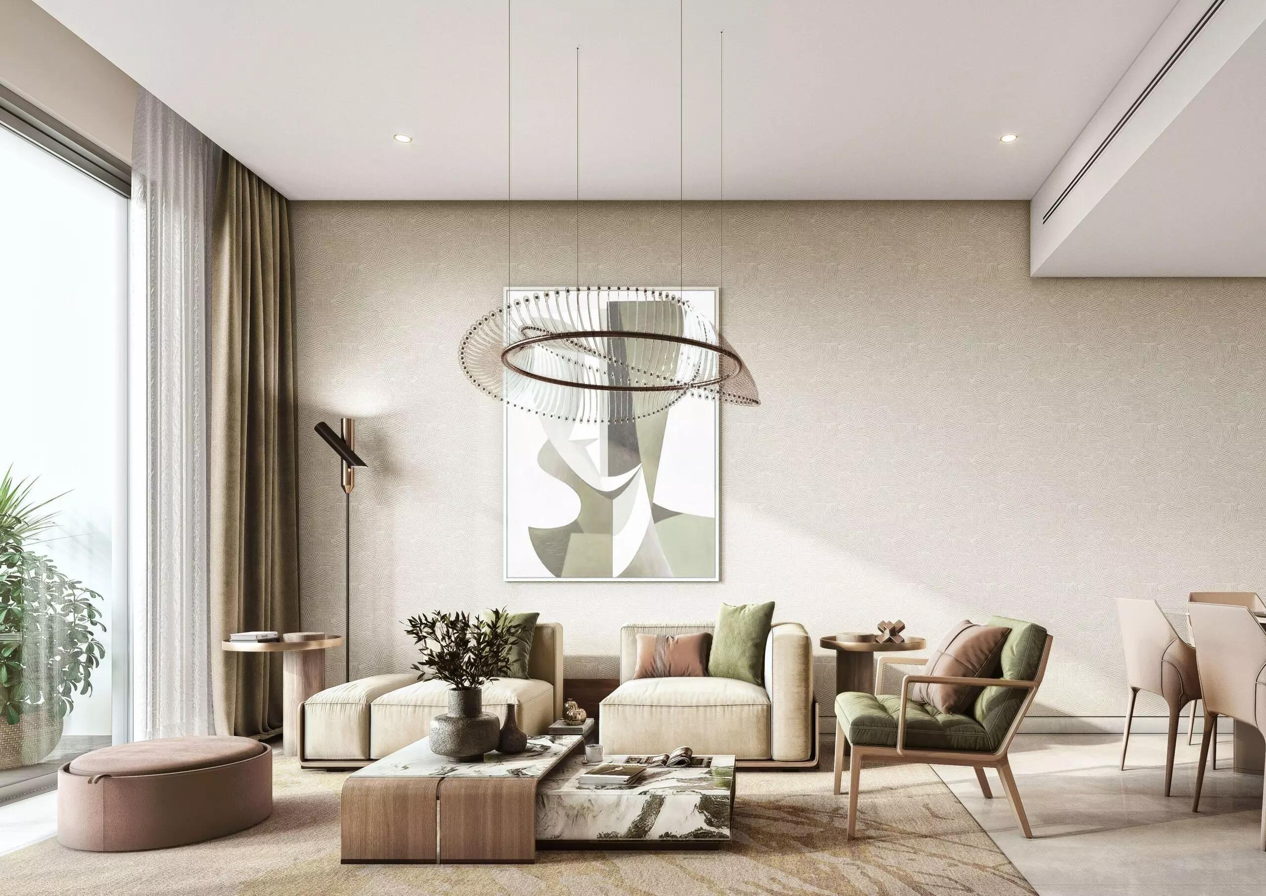 Apartment building elevation at Silviana Park Living, JVT, Dubai