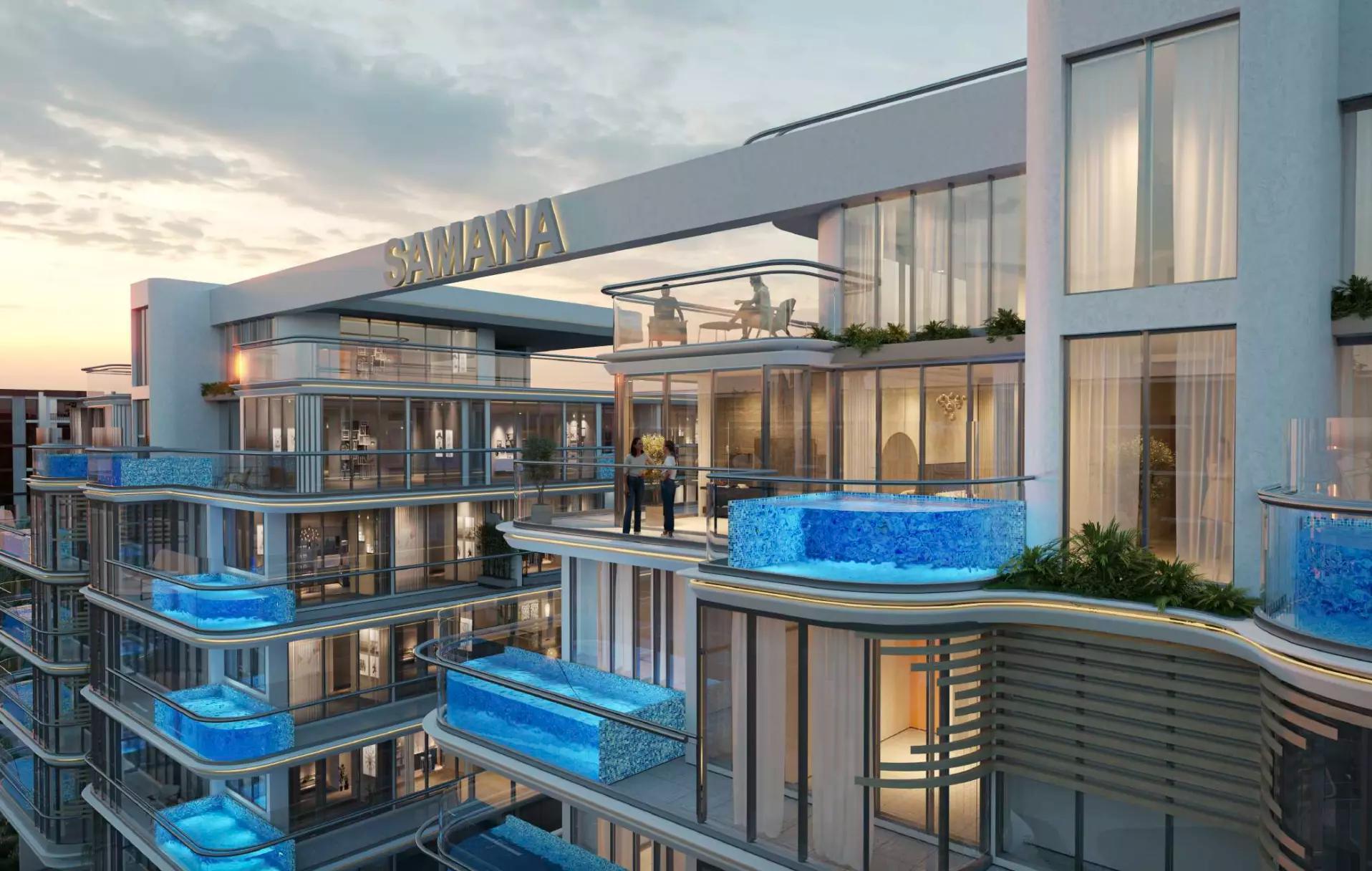 Rome by Samana building elevation, District 11, MBR City, Dubai