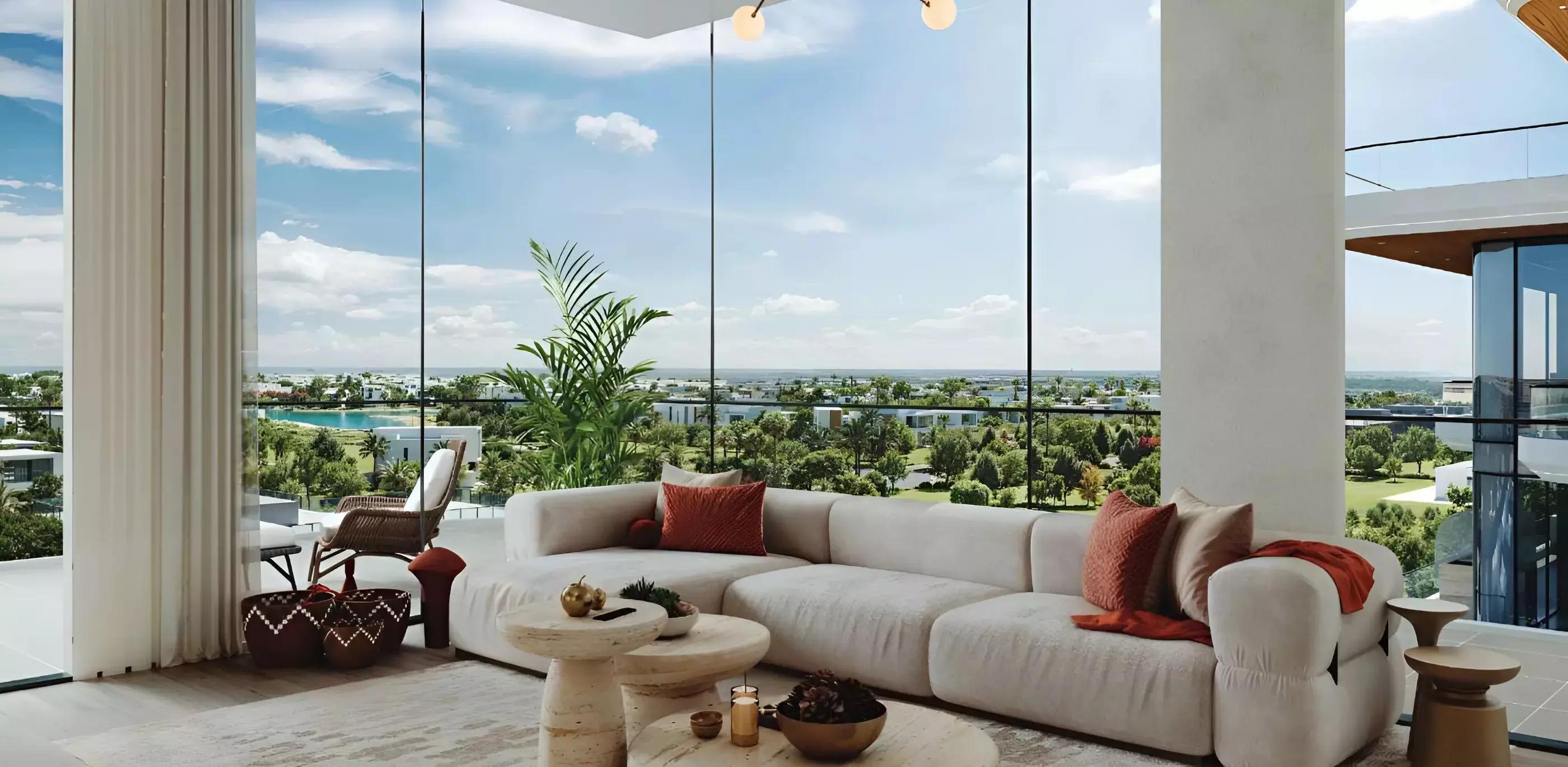 Landscaped gardens and outdoor seating at Gate Eleven Residences, MBR City
