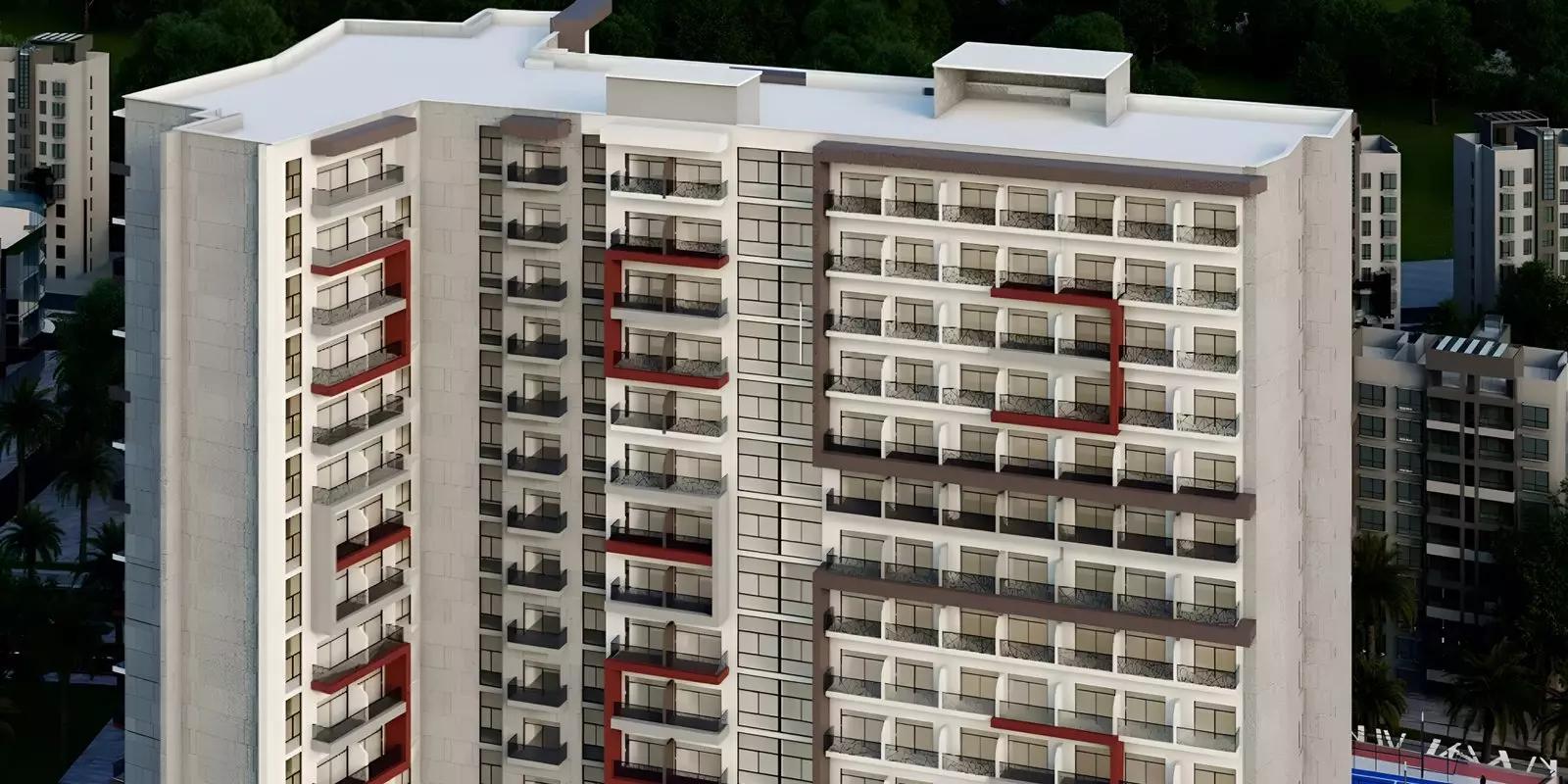 Apartment interior living space at Joya Dorado, Arjan