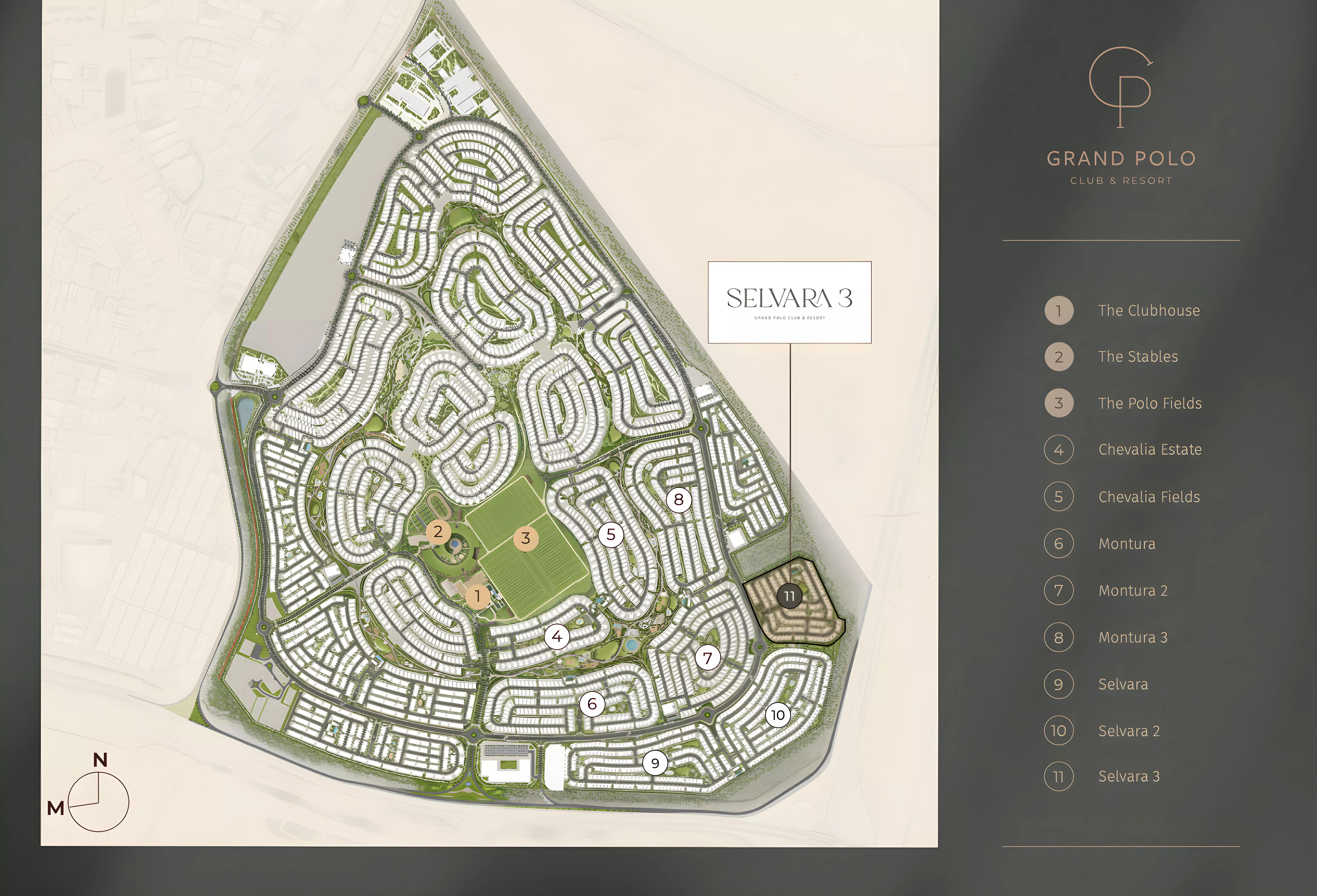 Selvara Phase 3 master plan layout, Dubai Investment Park 2