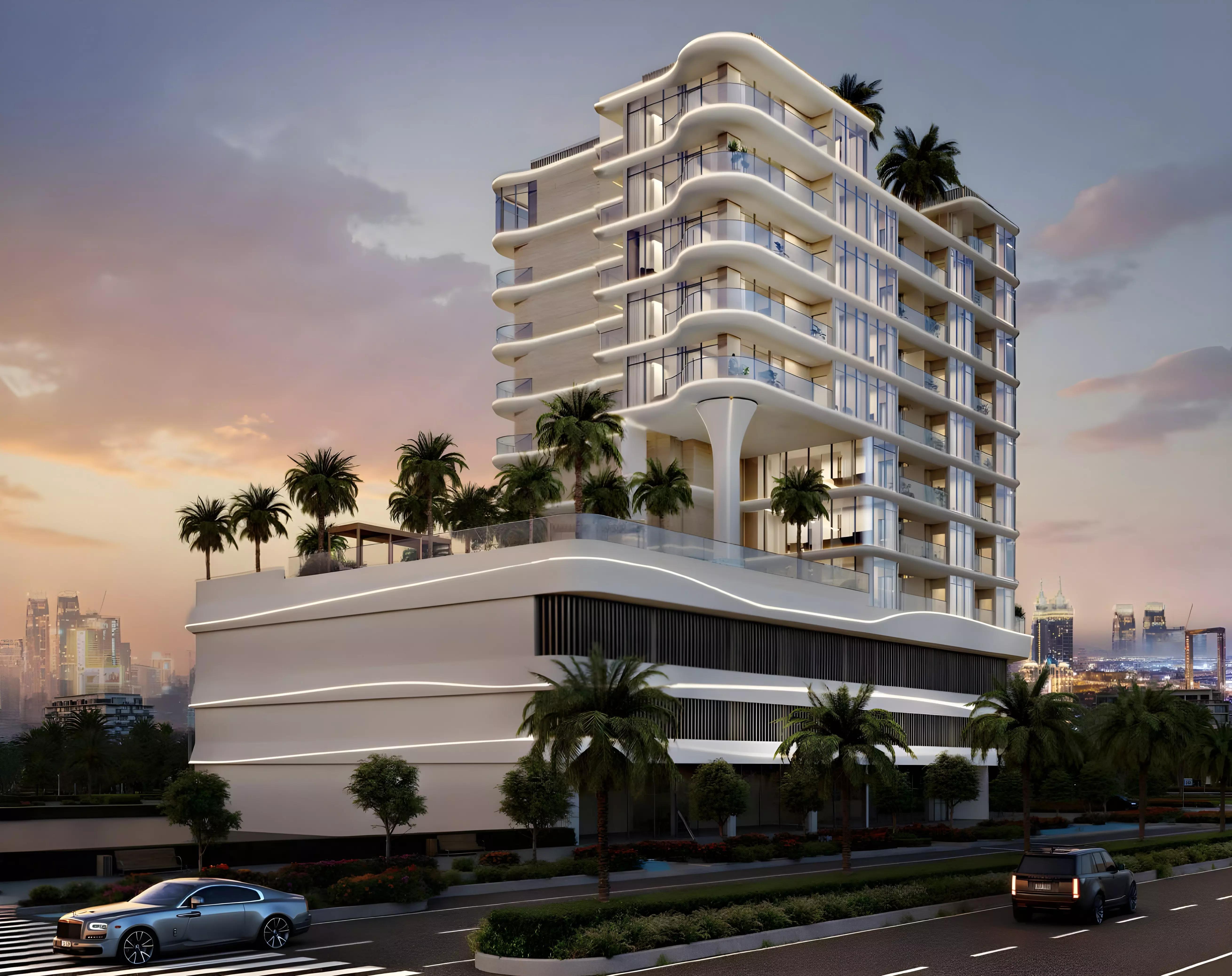 Indoor swimming pool at Rabdan Gardens residential development, Dubai