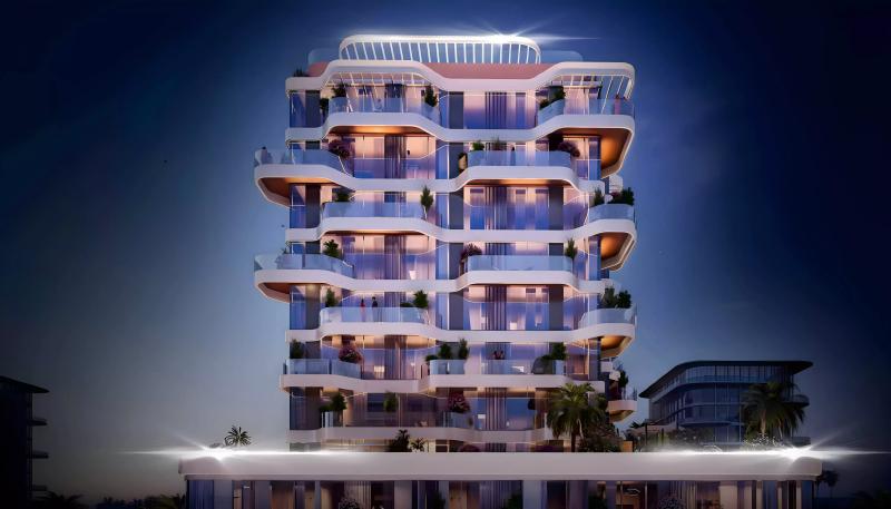 Helvetia Marine exterior facade view, Dubai Islands