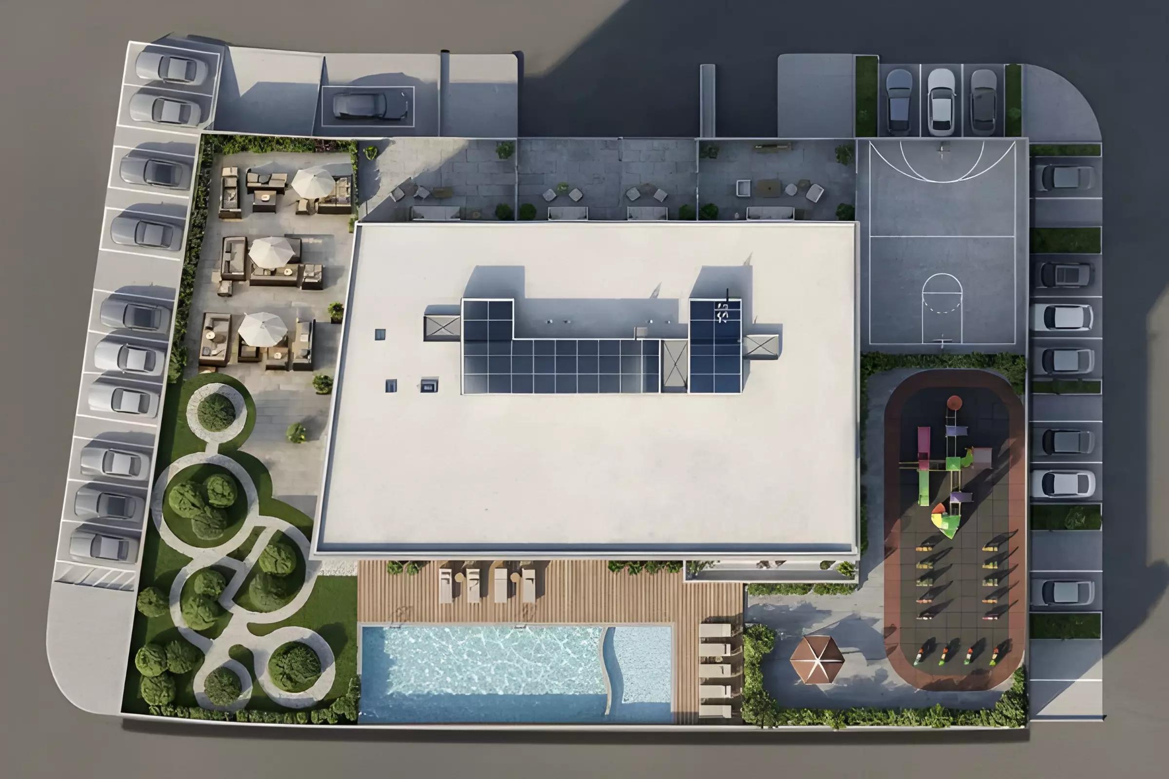 Merdan Residences indoor swimming pool amenity, Dubai Sports City