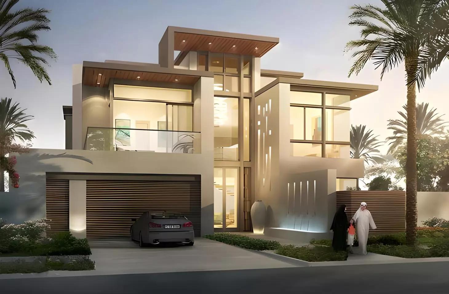 The Ellington Collection villa interior living space, Palm Jumeirah, Dubai