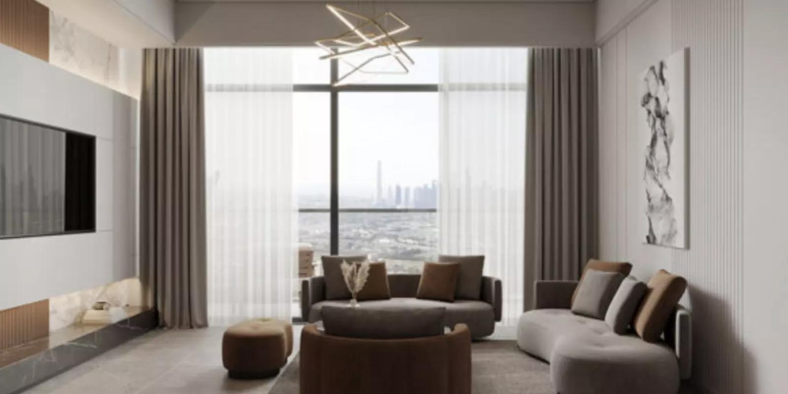 Electra building amenity area render, JVC, Dubai