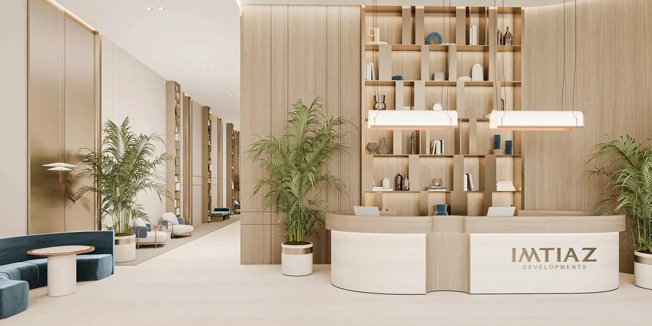 Cove Edition by Imtiaz exterior building facade, Dubai Land Residence Complex