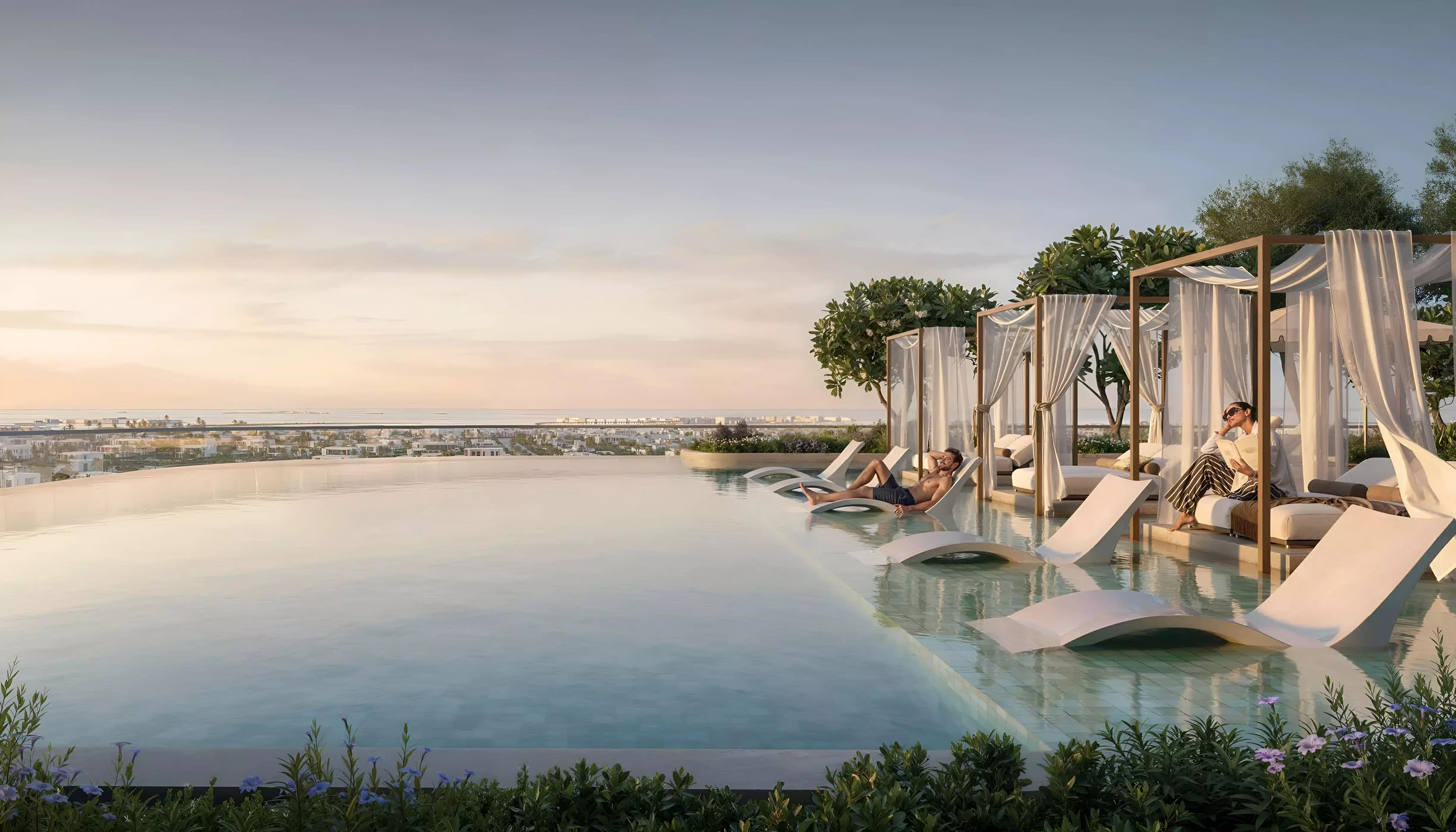 Avarra by Palace interior living space, Emaar Business Bay development