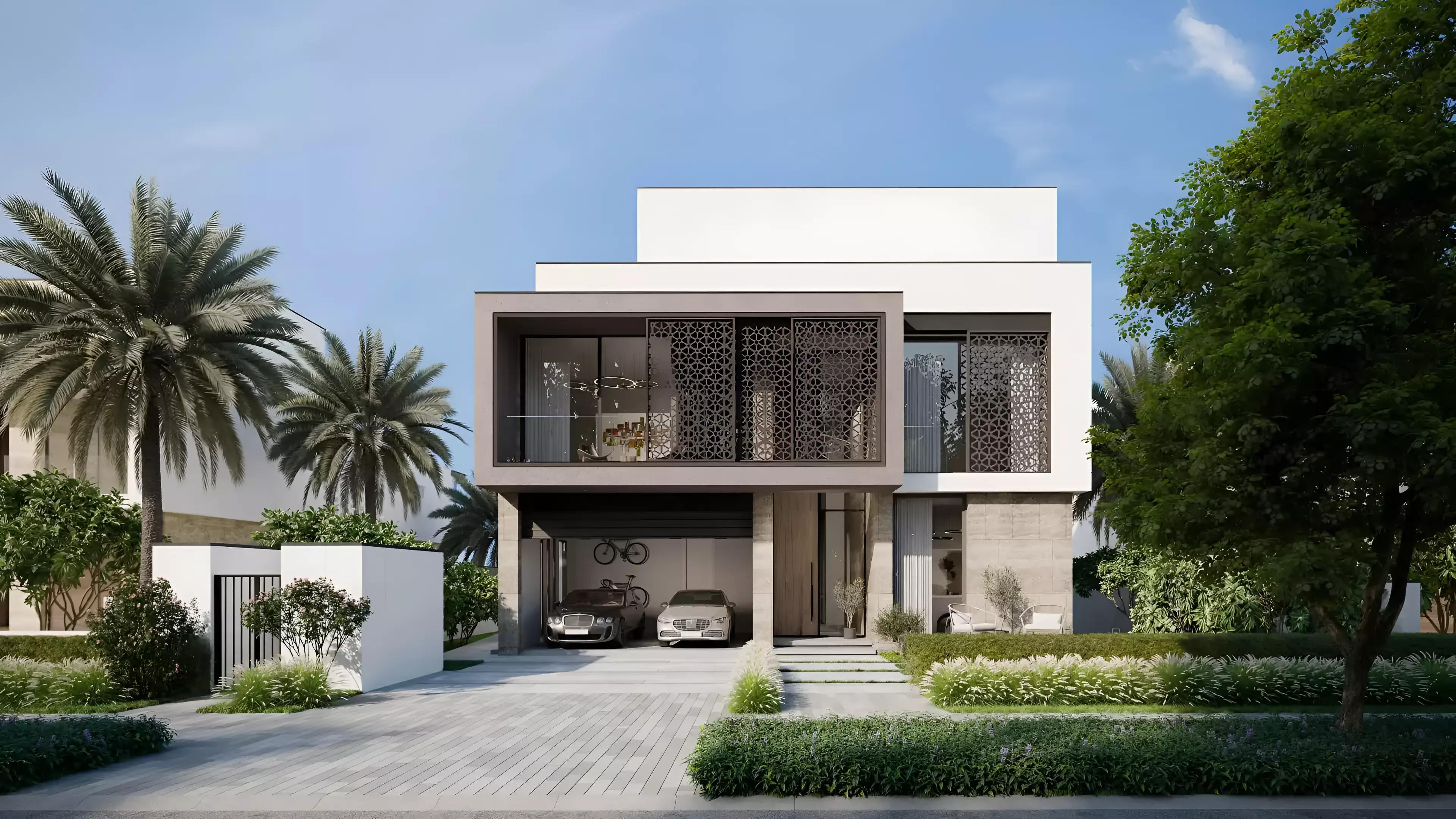 Villa living area interior, Beach Collection Villas Phase 2, Palm Jebel Ali