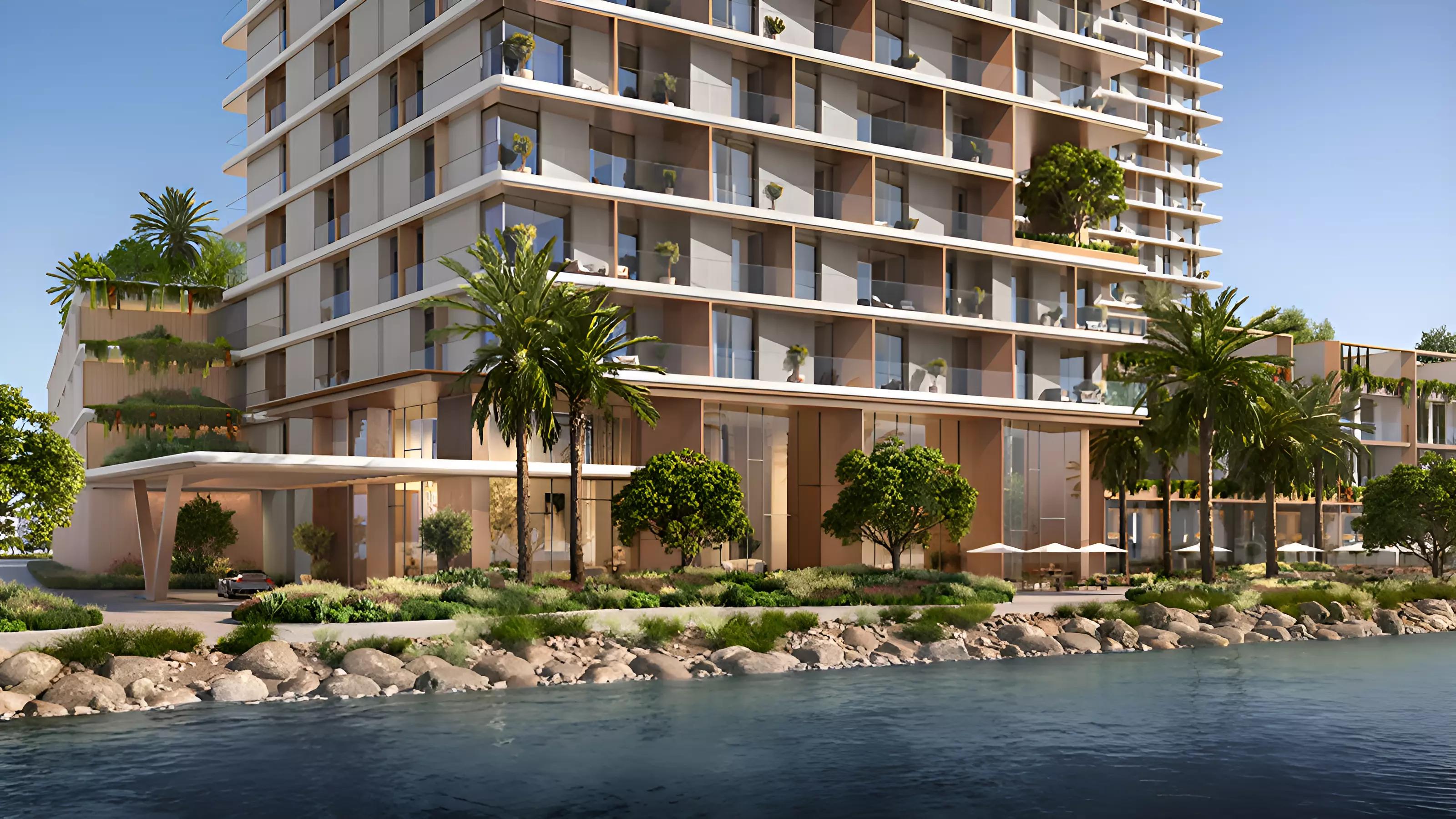 Orise by Beyond interior living space, Dubai Maritime City