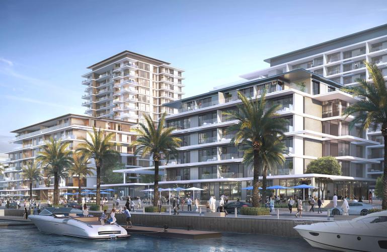 Avonlea residential tower exterior at Mina Rashid, Dubai