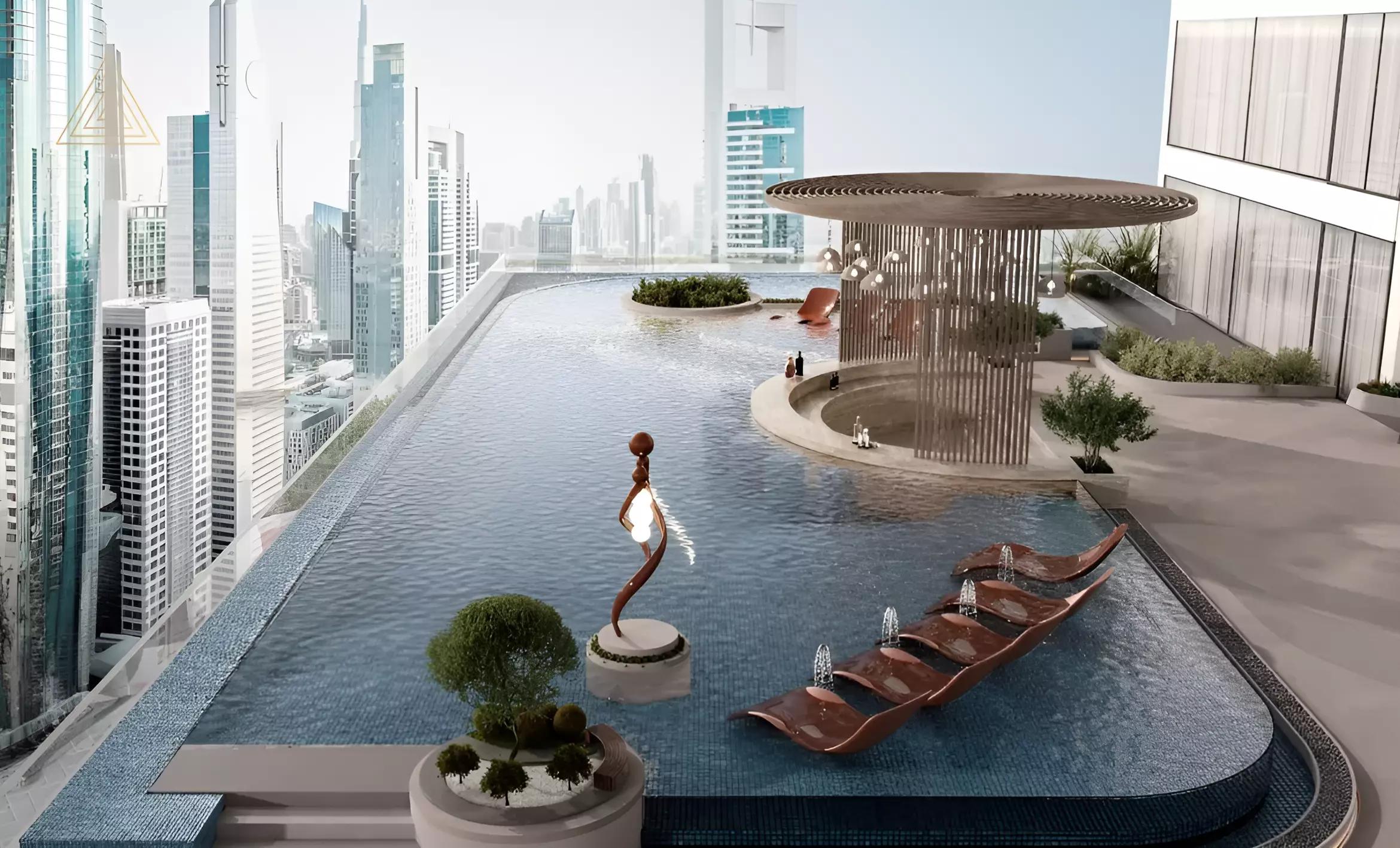 Allura Residences interior amenity render, Jumeirah Village Circle, Dubai