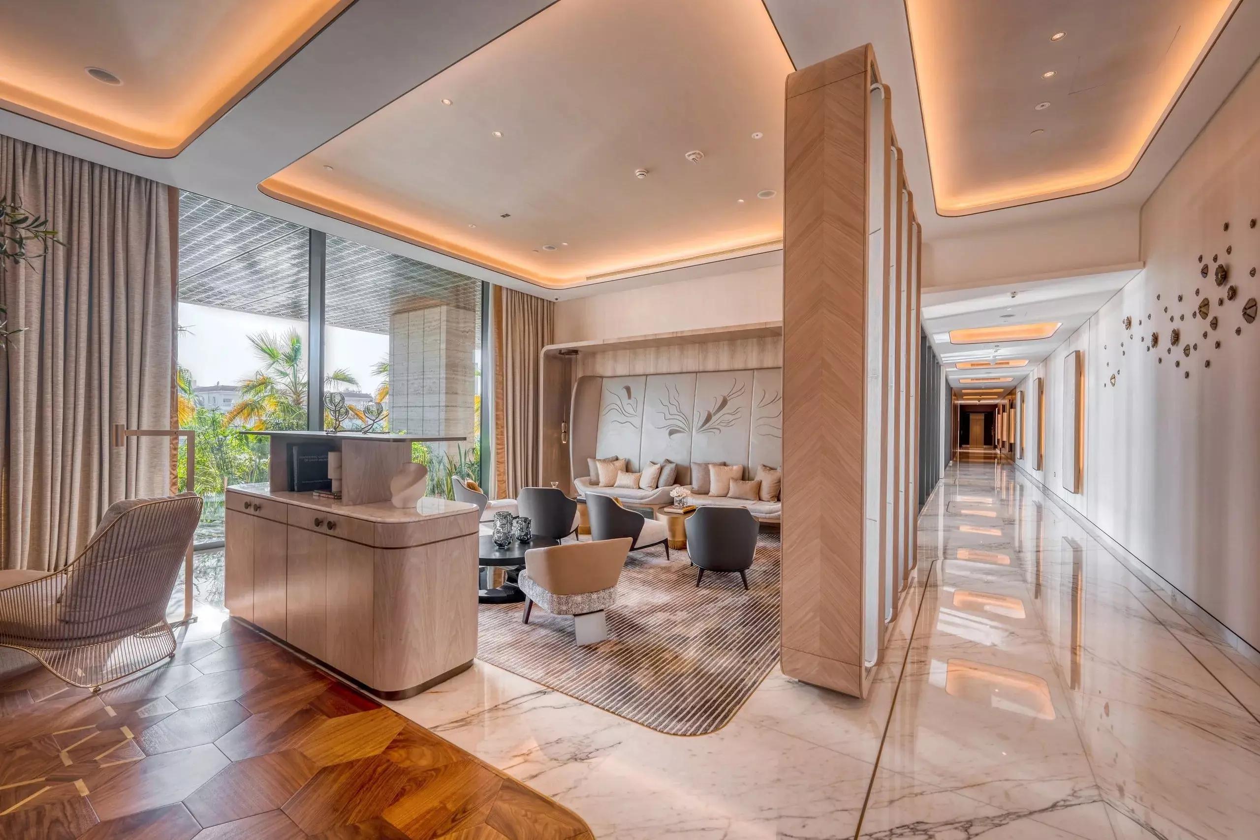 Four Seasons Private Residences bedroom interior, Jumeirah, Dubai