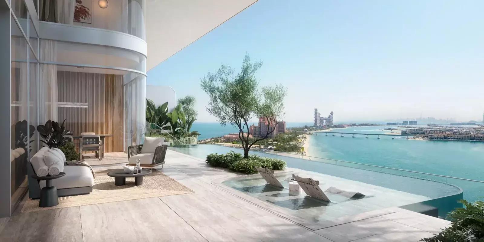 Orla Infinity private cinema room interior, Palm Jumeirah, Dubai