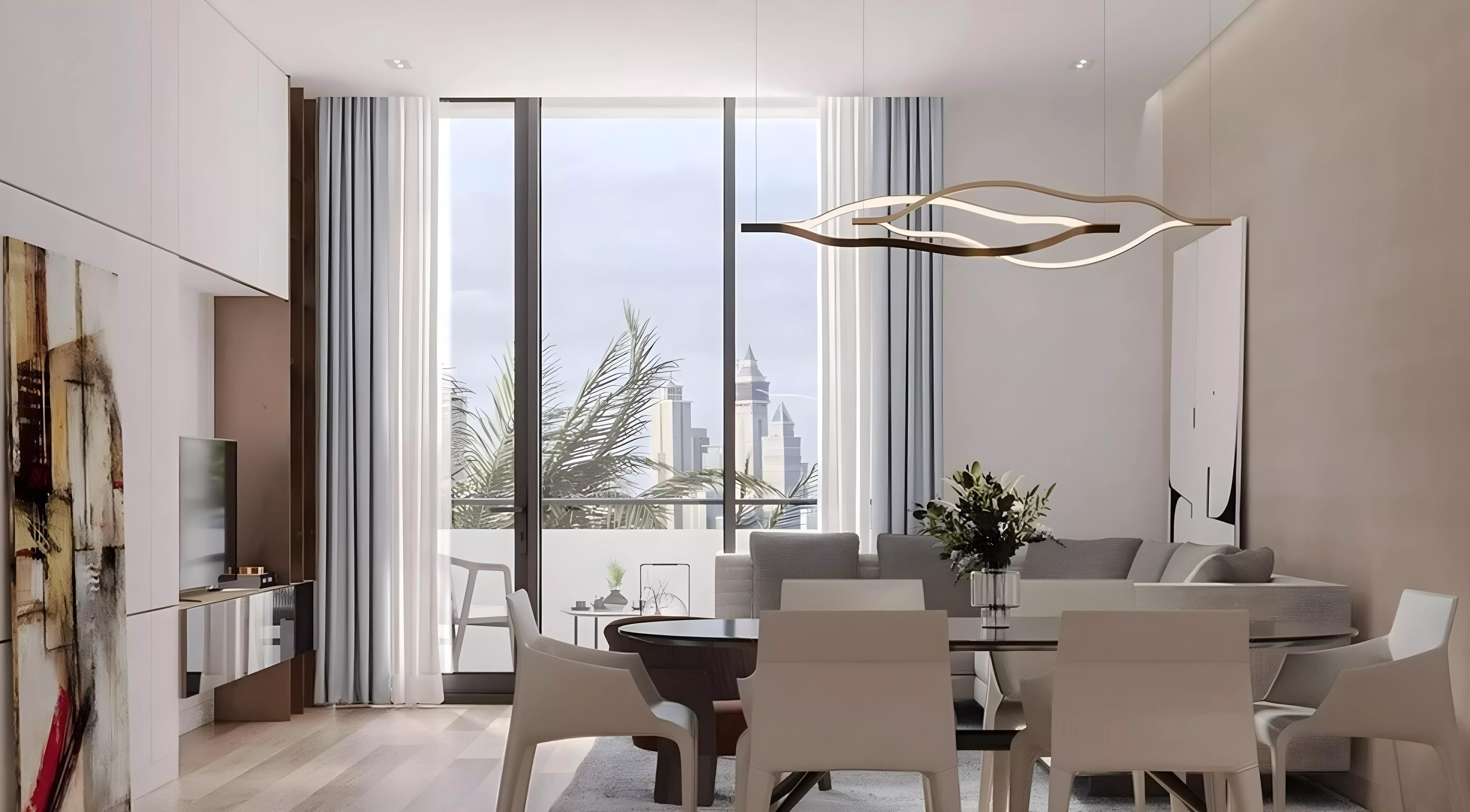 Interior amenity space at The Orchard Place Towers D&E, JVC
