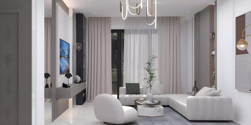 Binghatti House exterior facade, Jumeirah Village Circle, Dubai