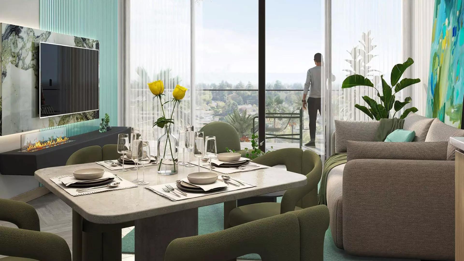 ELO 3 apartment interior living space, Damac Properties