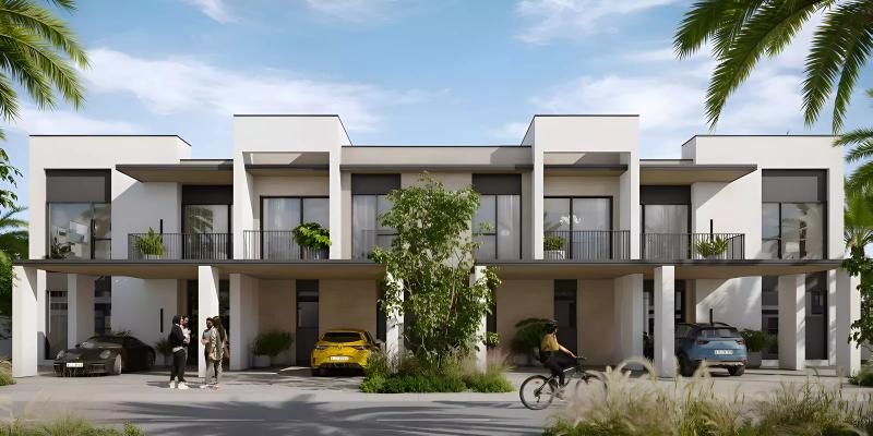 May townhouse exterior facade at Arabian Ranches 3, Dubai