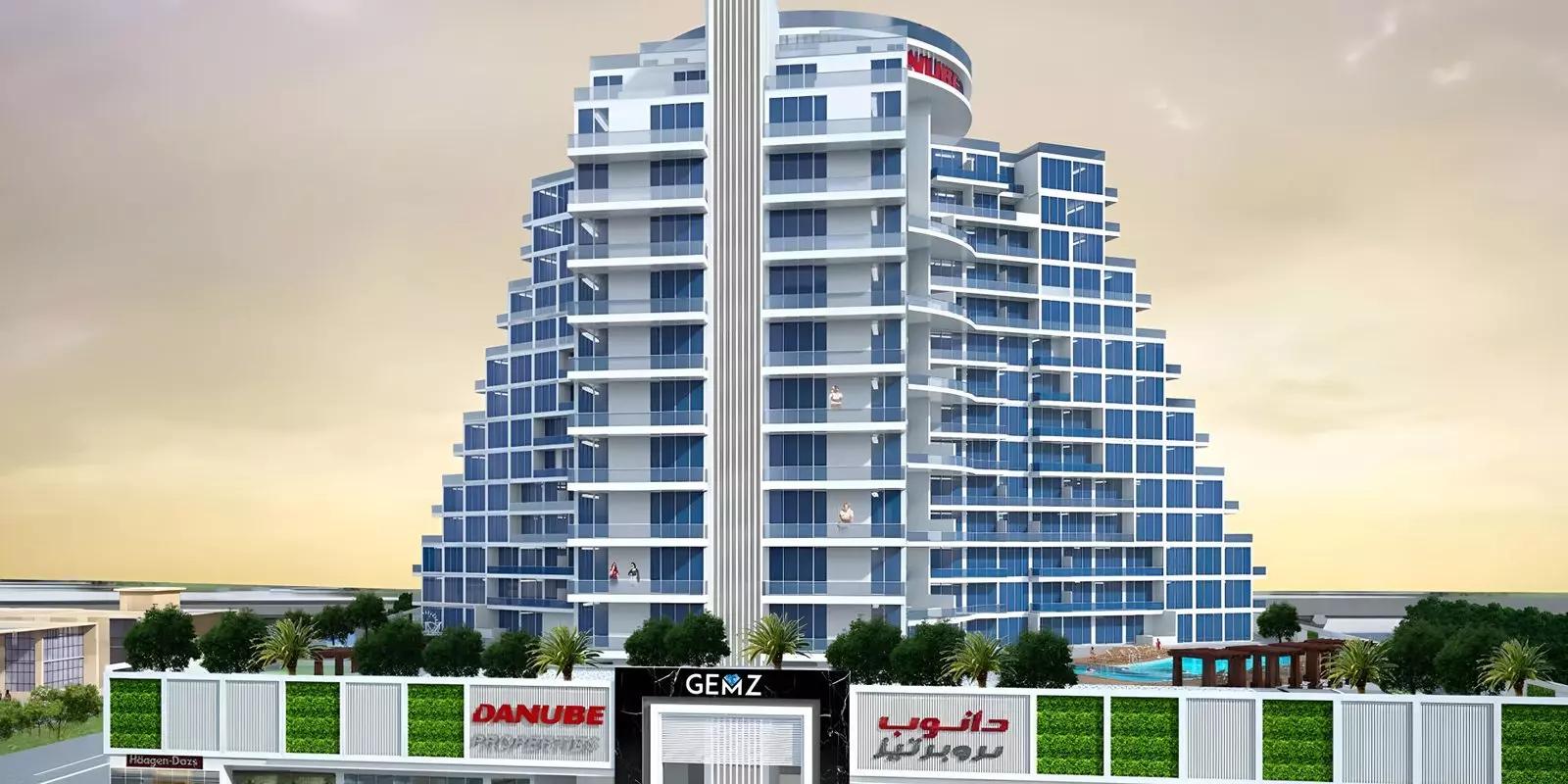 Building amenity space or gym at Gemz by Danube, Al Furjan