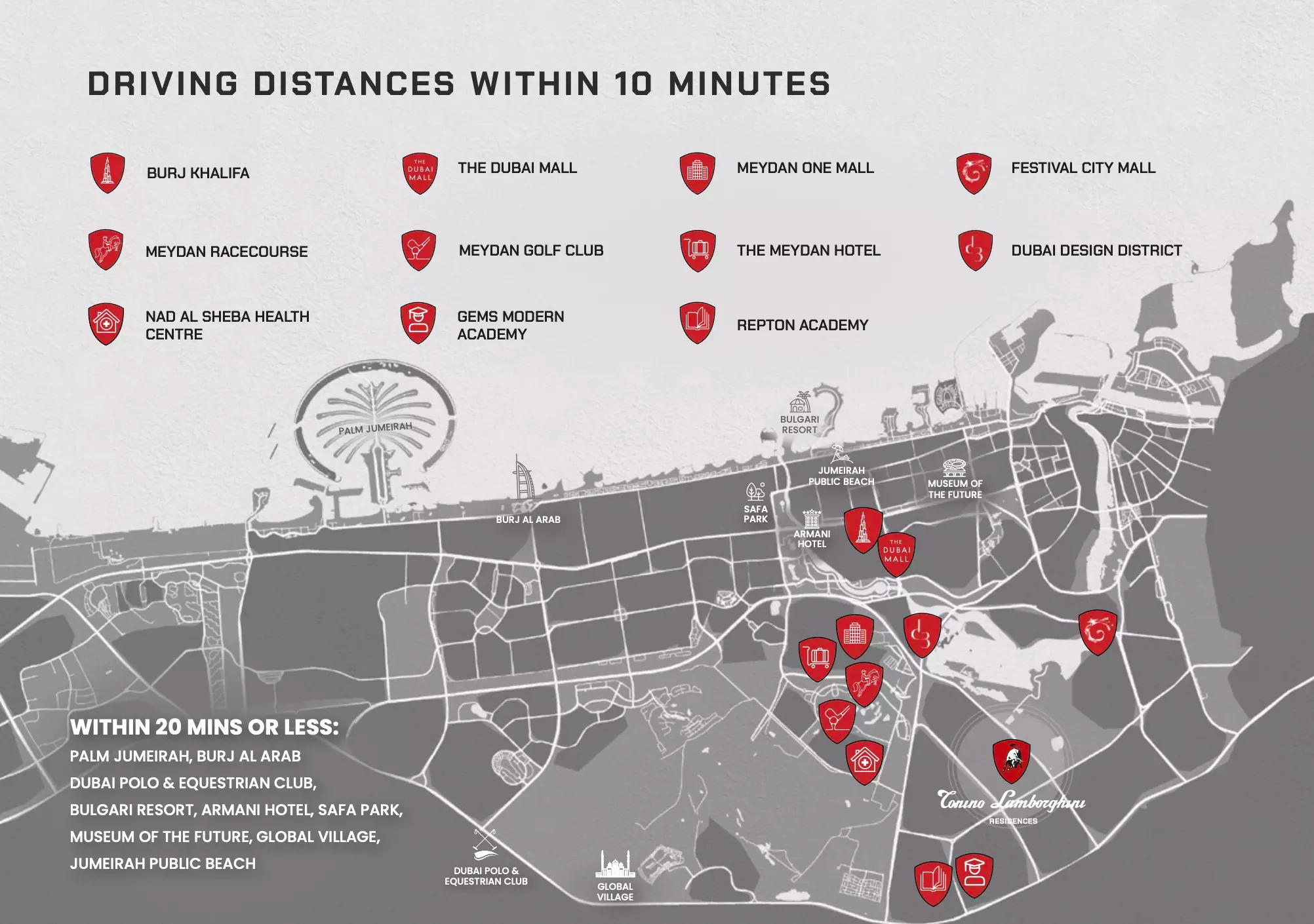 Tonino Lamborghini Phase 2 master plan layout, Nad Al Sheba, Dubai