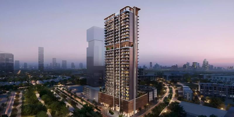 Luxor by Imtiaz exterior facade, Jumeirah Village Circle, Dubai