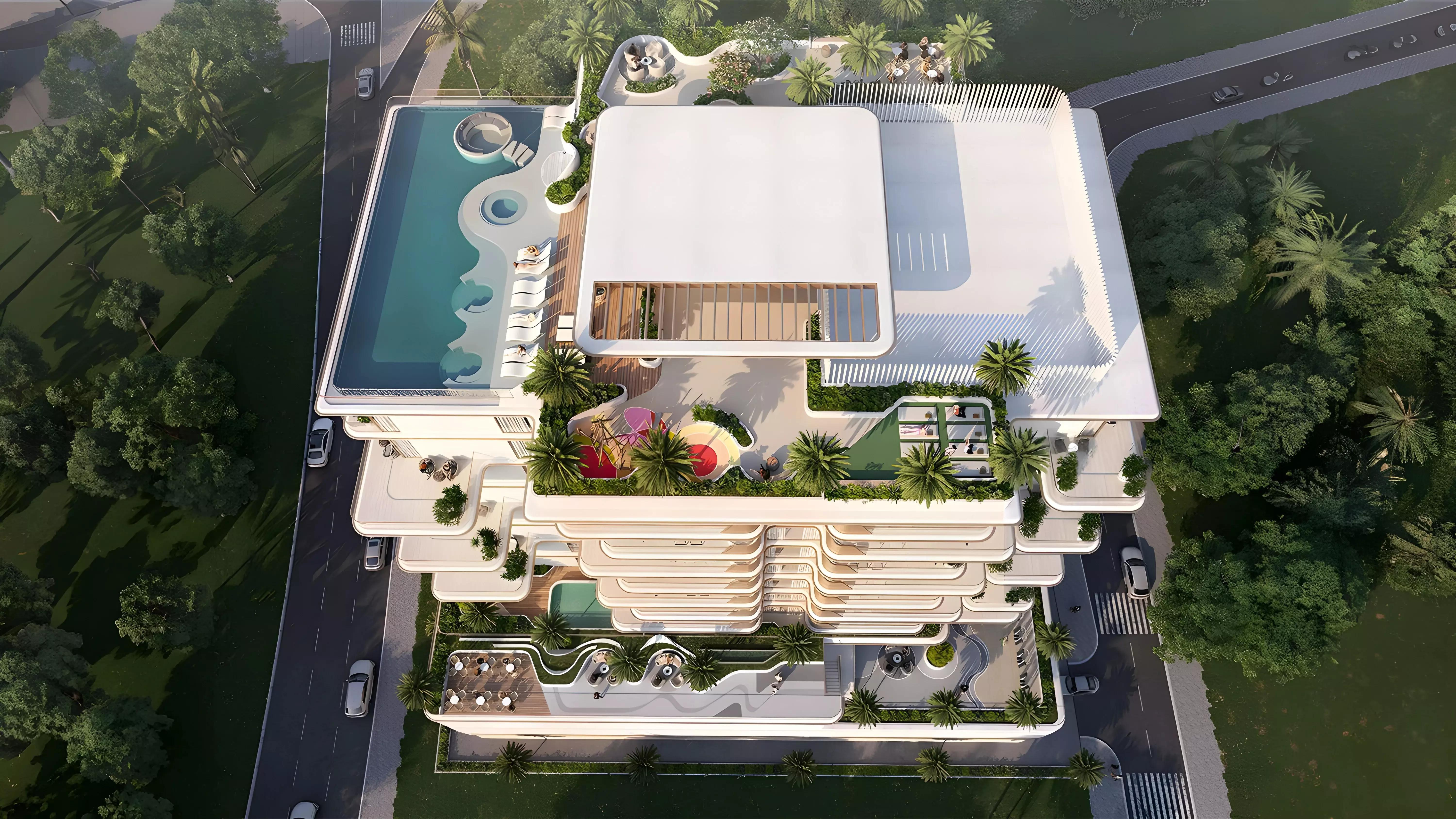 Sunset Bay Phase 3 exterior building facade, Dubai Islands