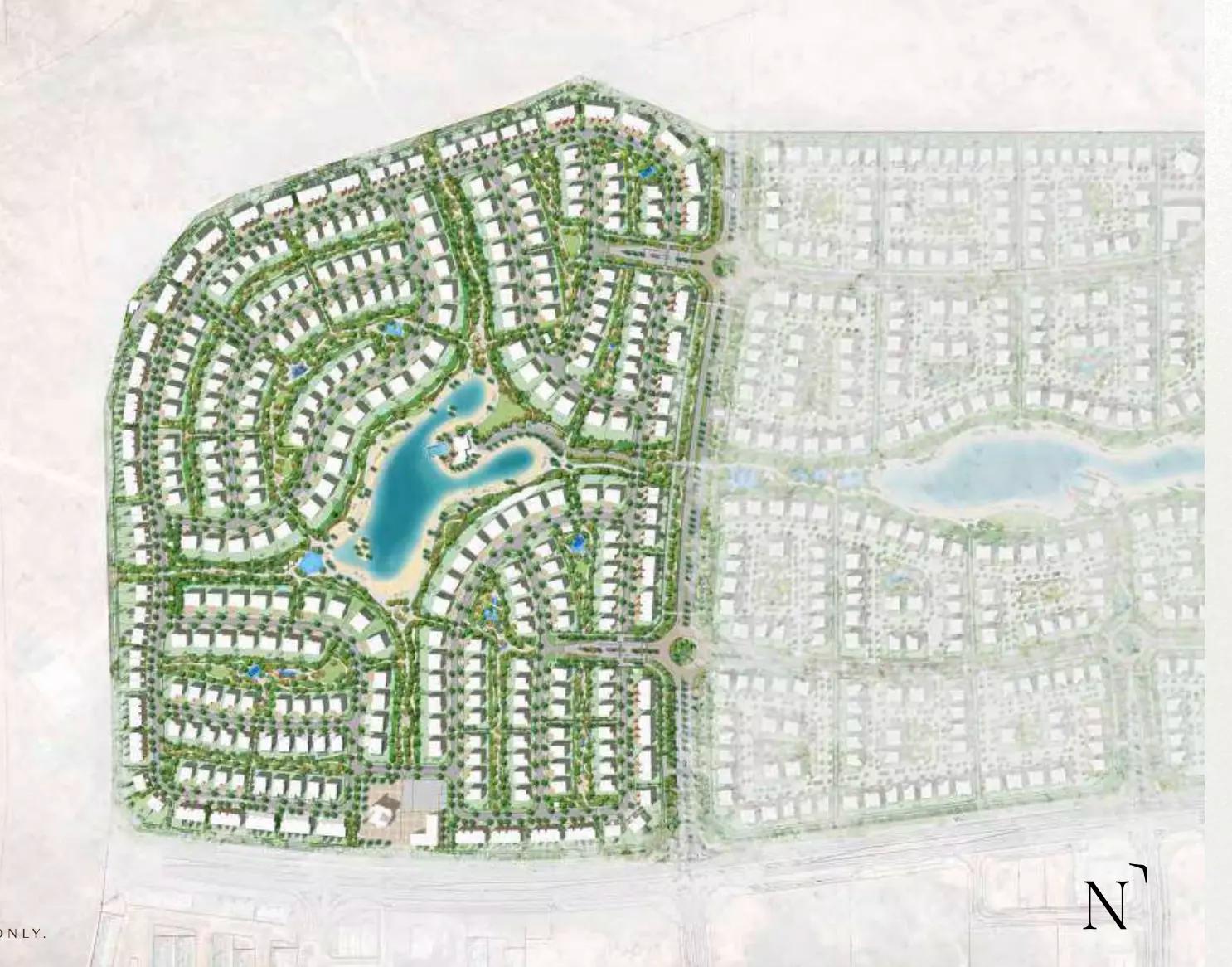 Opal Gardens community master plan layout, District 11, MBR City, Dubai