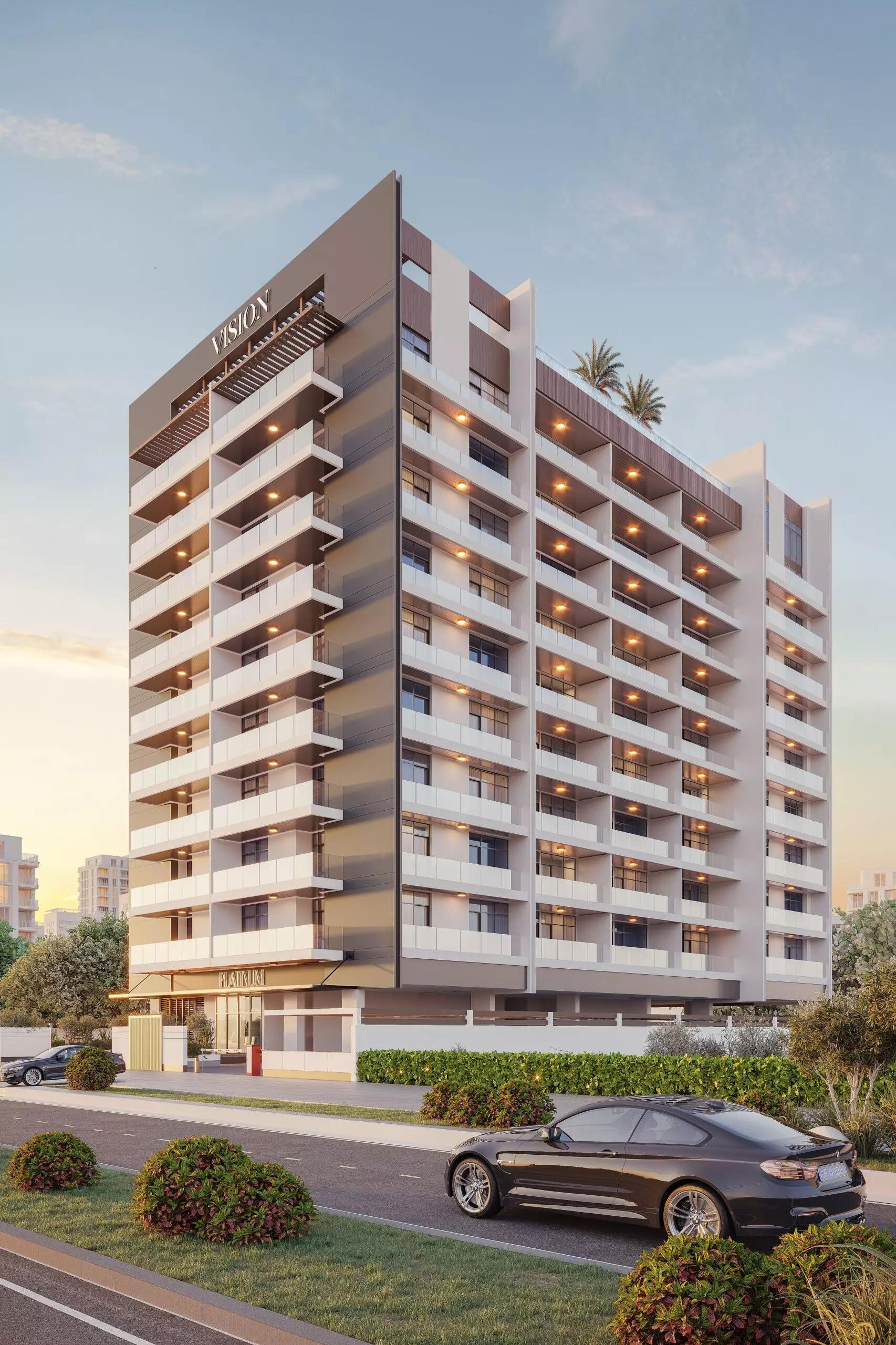 Building entrance and lobby view, Platinum by Vision, Liwan