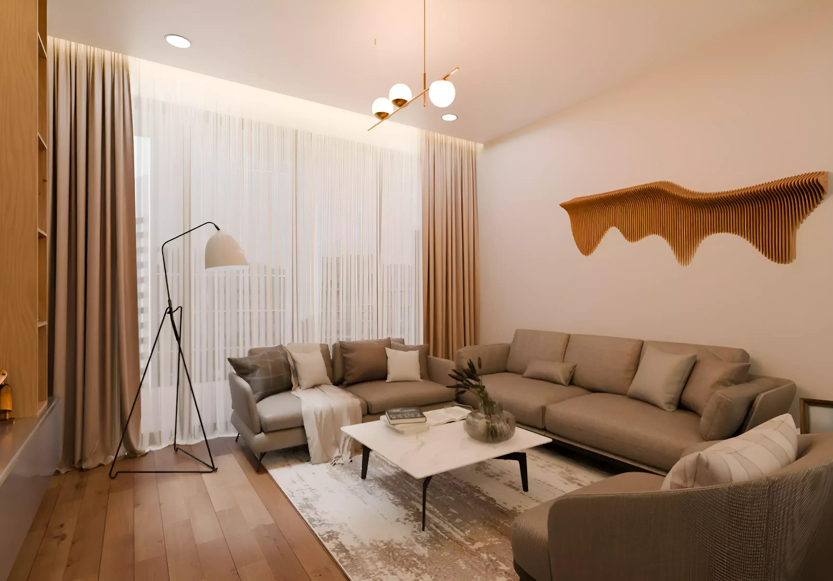 Apartment interior at The Roof Residence, Sobha Realty, Nad Al Sheba