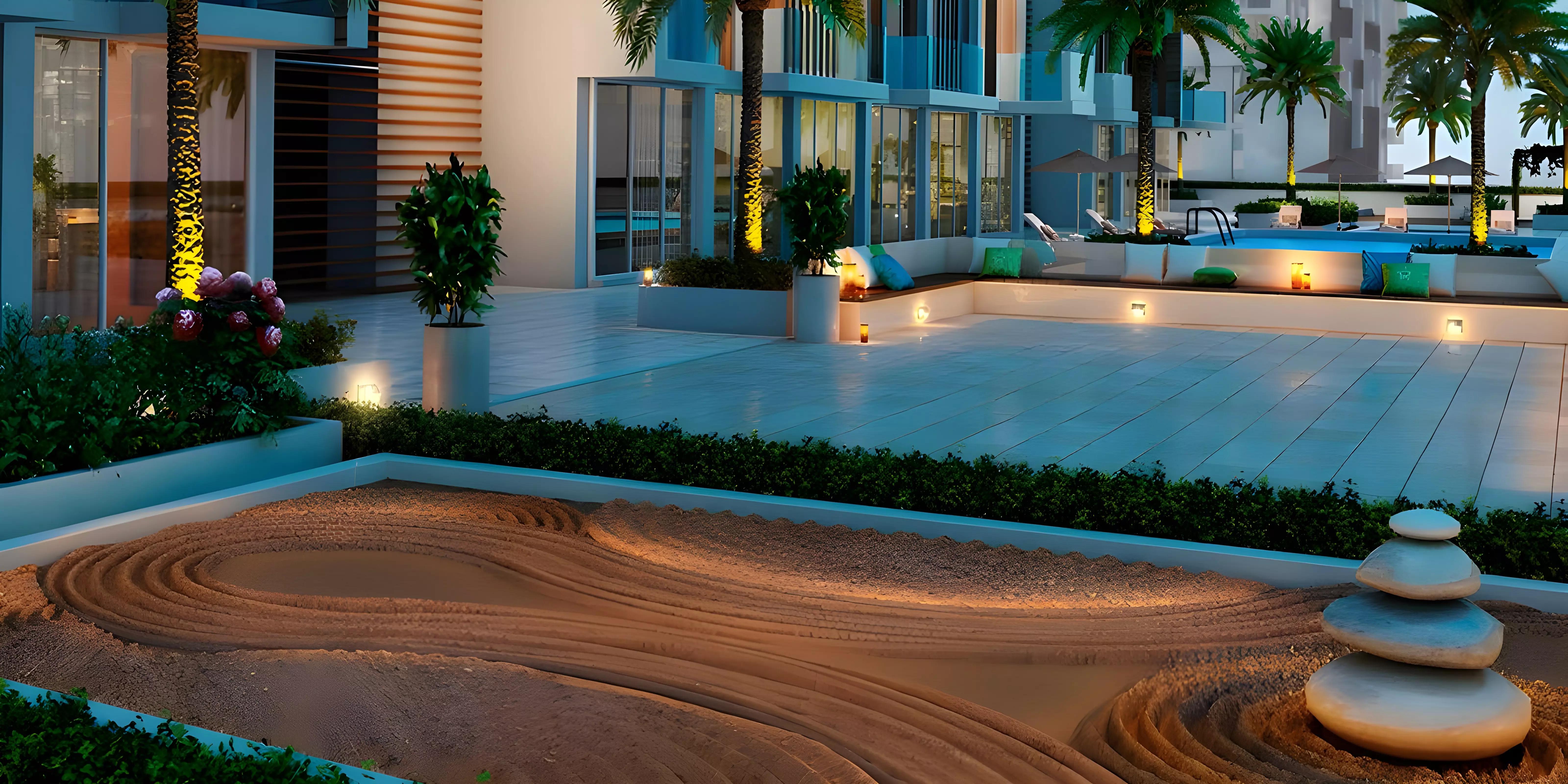 Azizi Riviera 33 apartment interior with built-in wardrobes, Meydan, Dubai