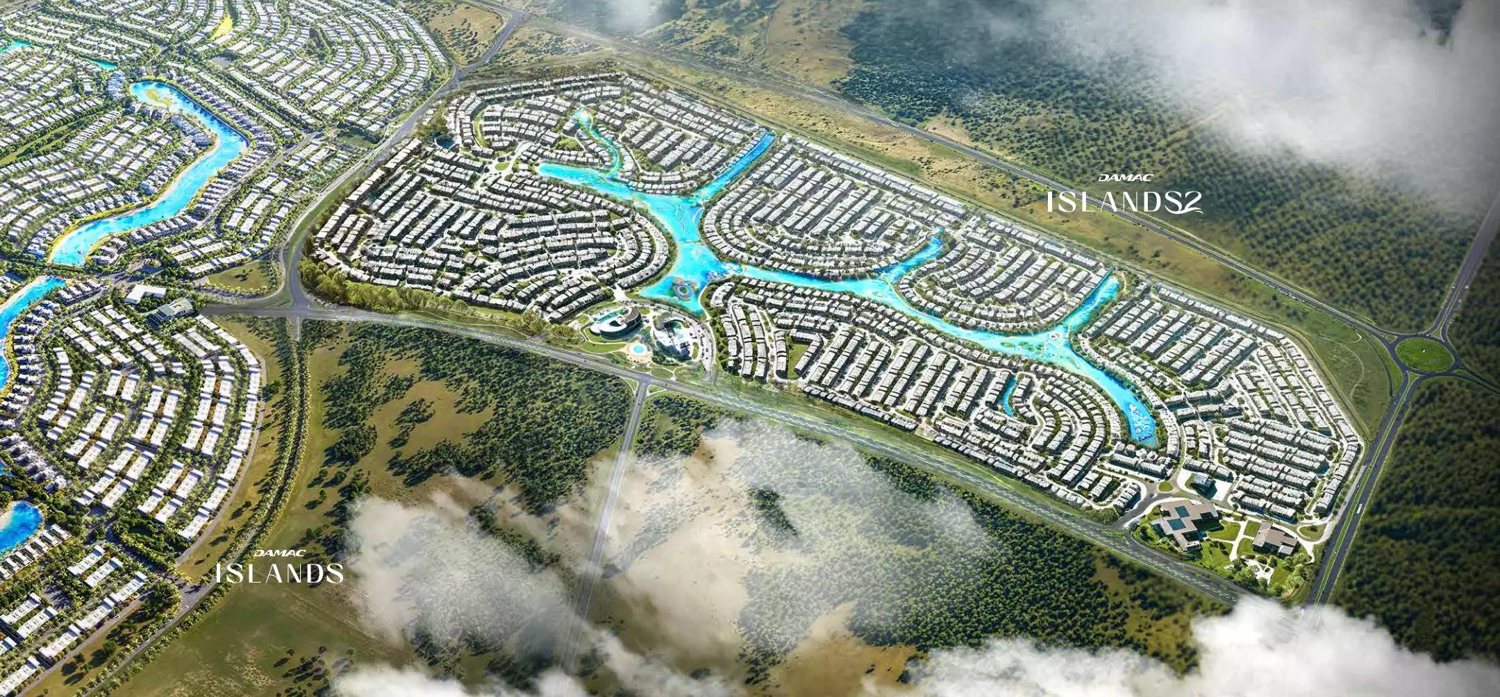 Bahamas 2 family townhouses with waterway views, DAMAC Islands 2