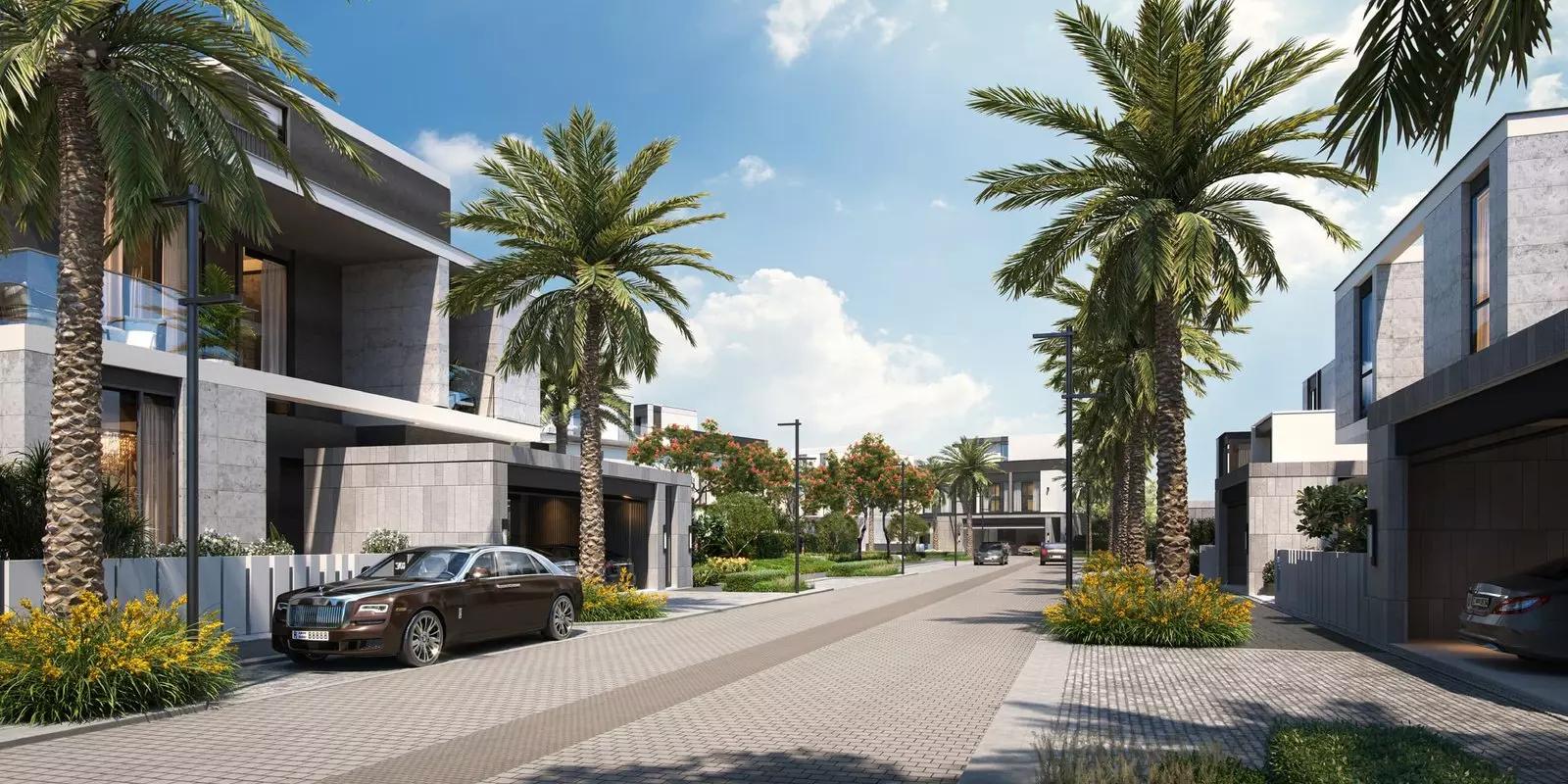 Private garden and outdoor space at The Waterside Villas, MBR City