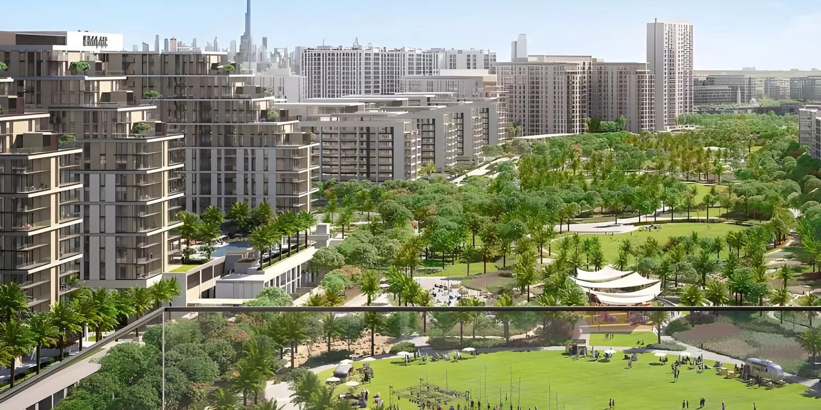 Elvira apartment interior living space, Dubai Hills Estate