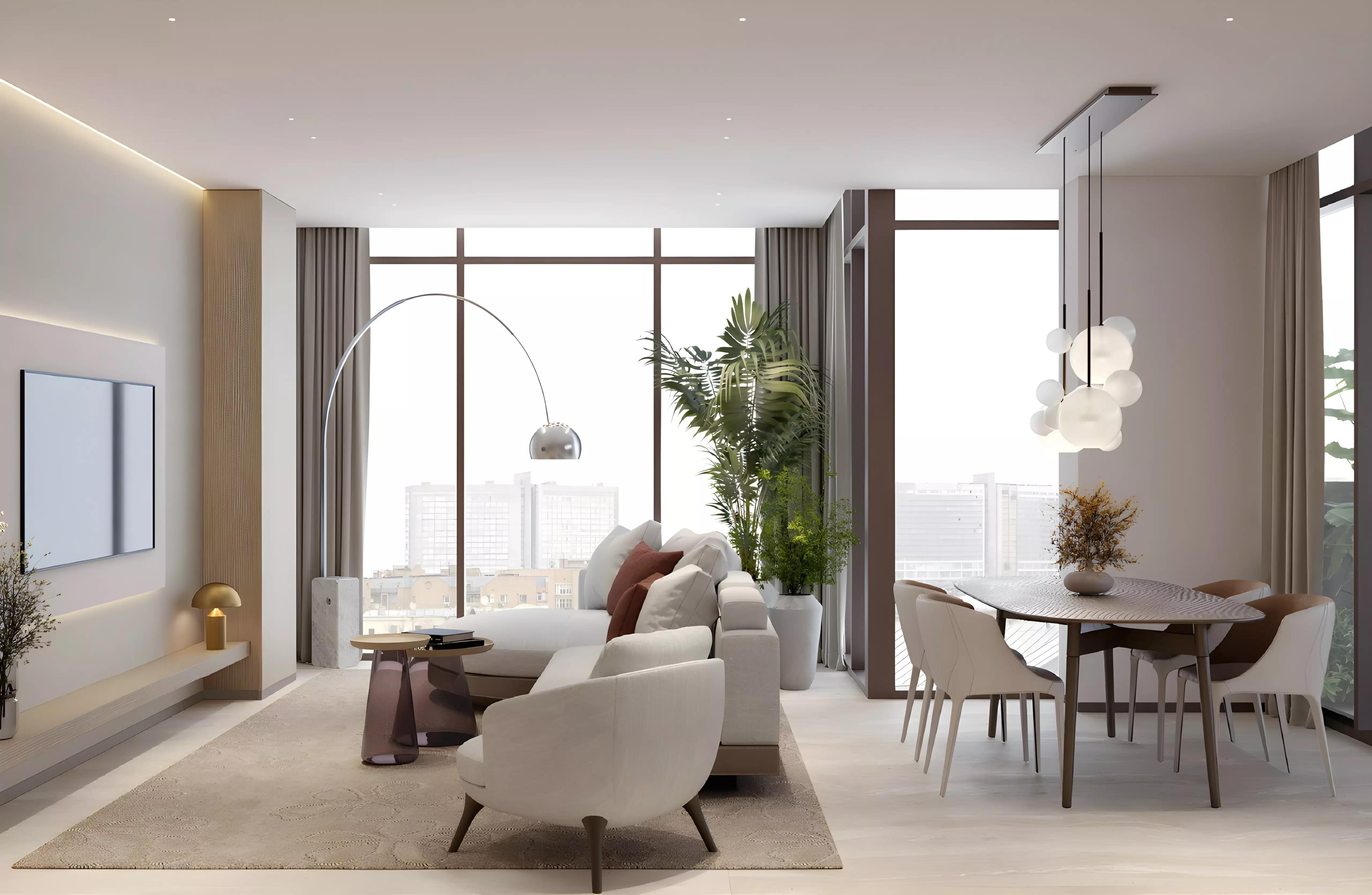 Holm One landscaped grounds and amenity area, Al Satwa, Dubai