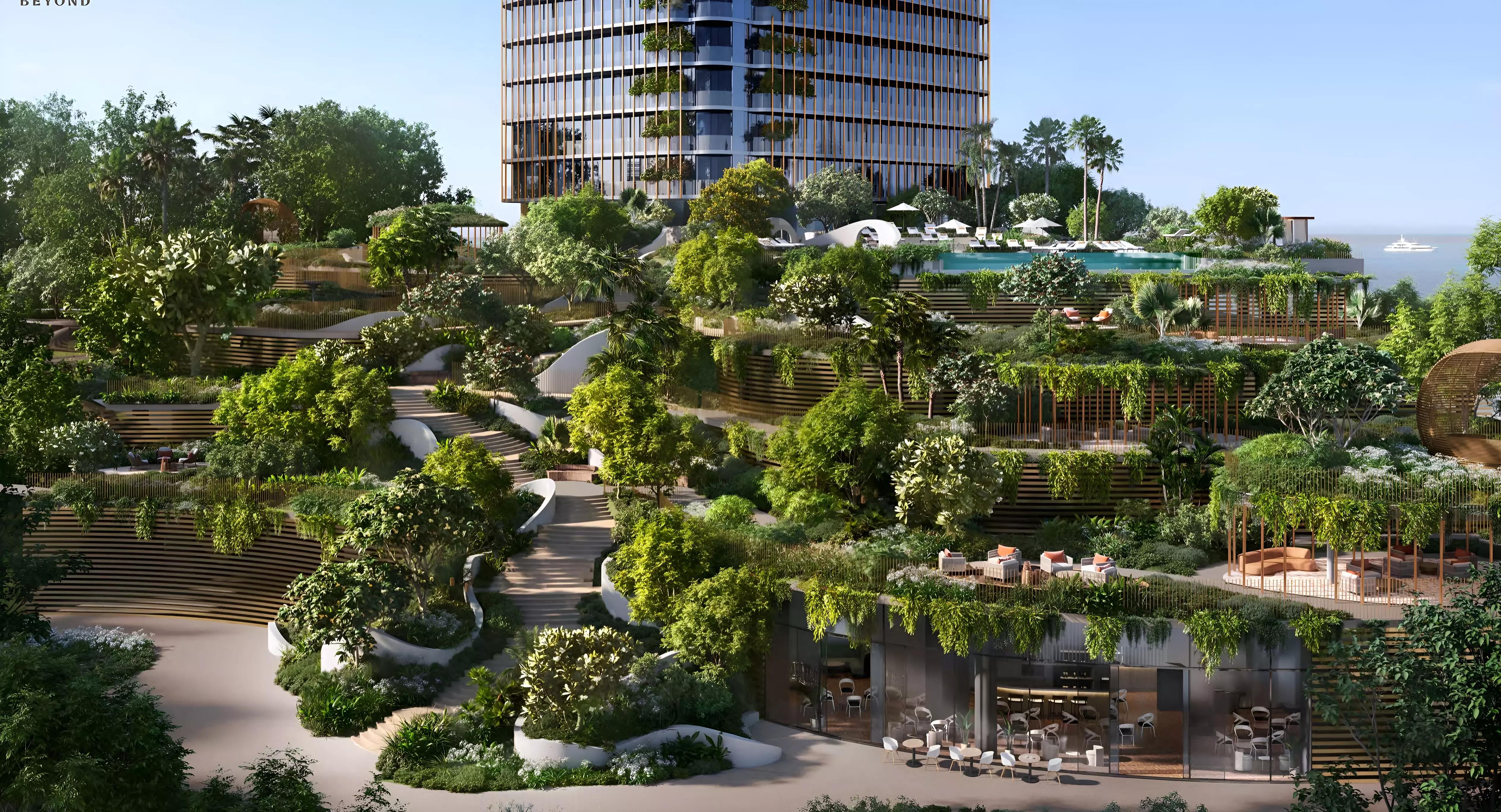 Kanyon by Beyond bedroom interior, Dubai Maritime City