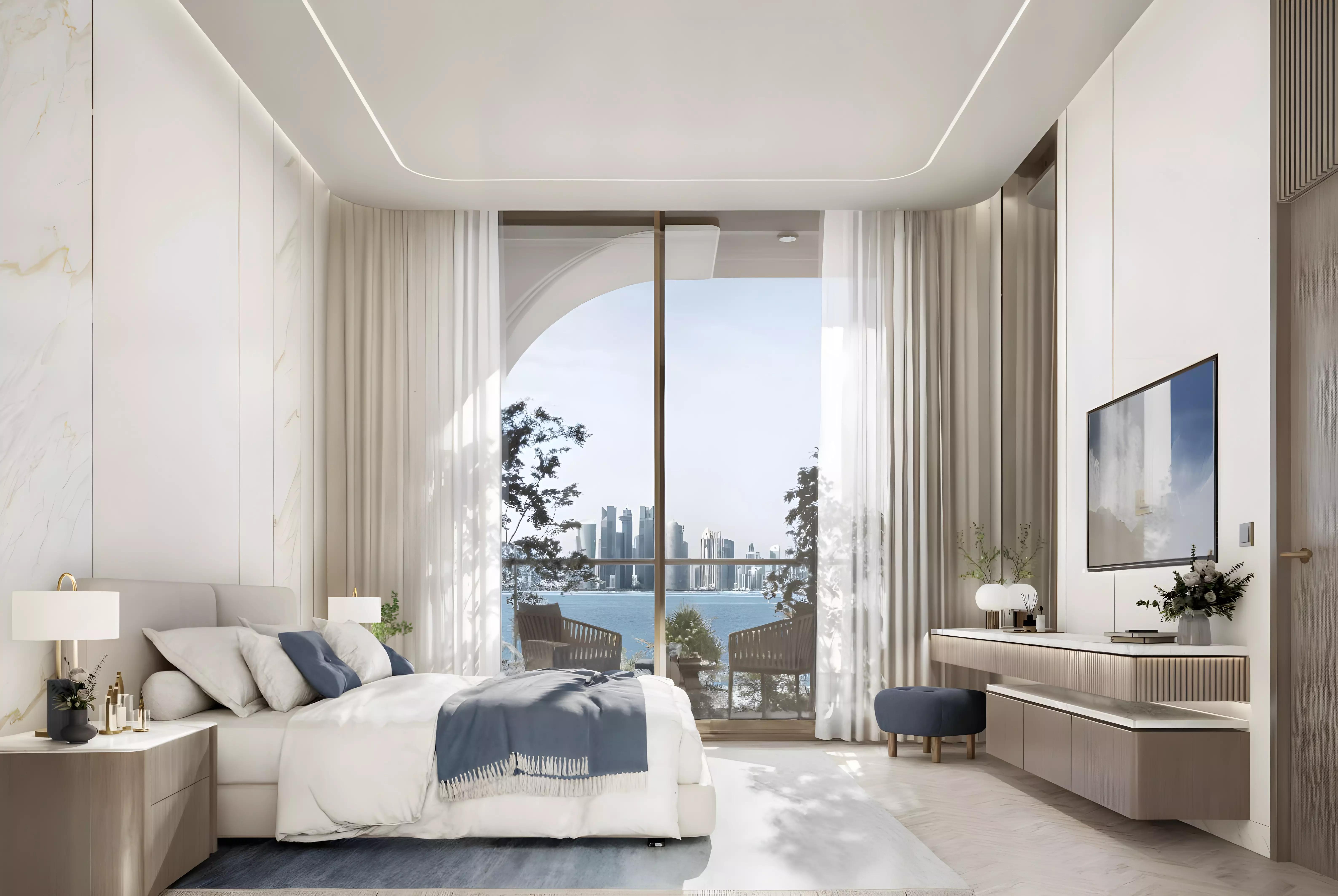 Liora Residences residential tower with landscaped surroundings, Dubai Islands