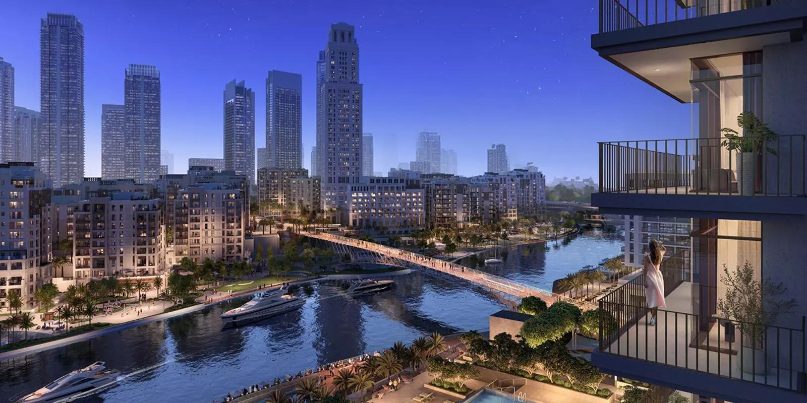 Palace Residences apartment interior, Dubai Creek Harbour