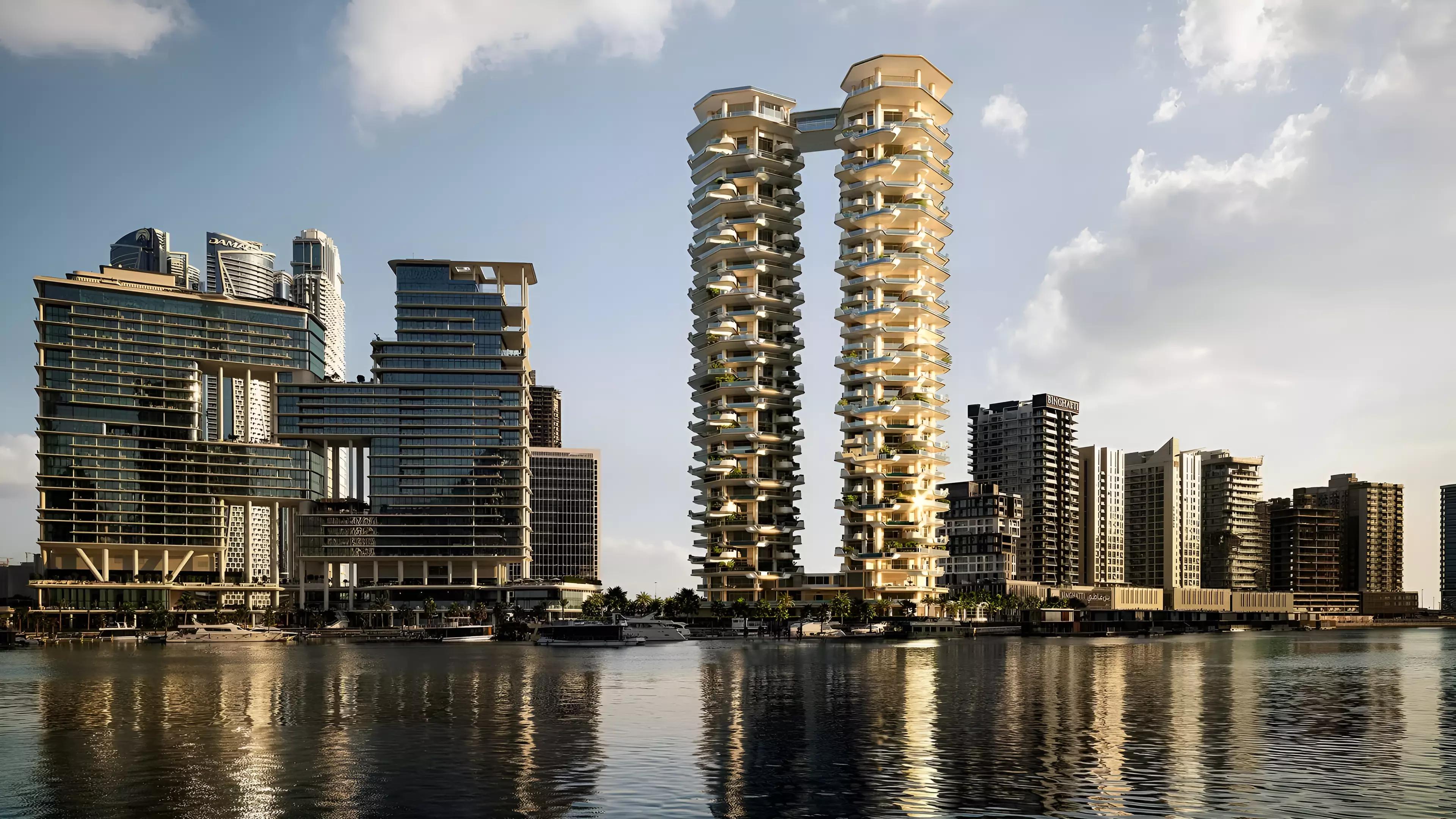 Regent Residences tower exterior view, Business Bay, Dubai