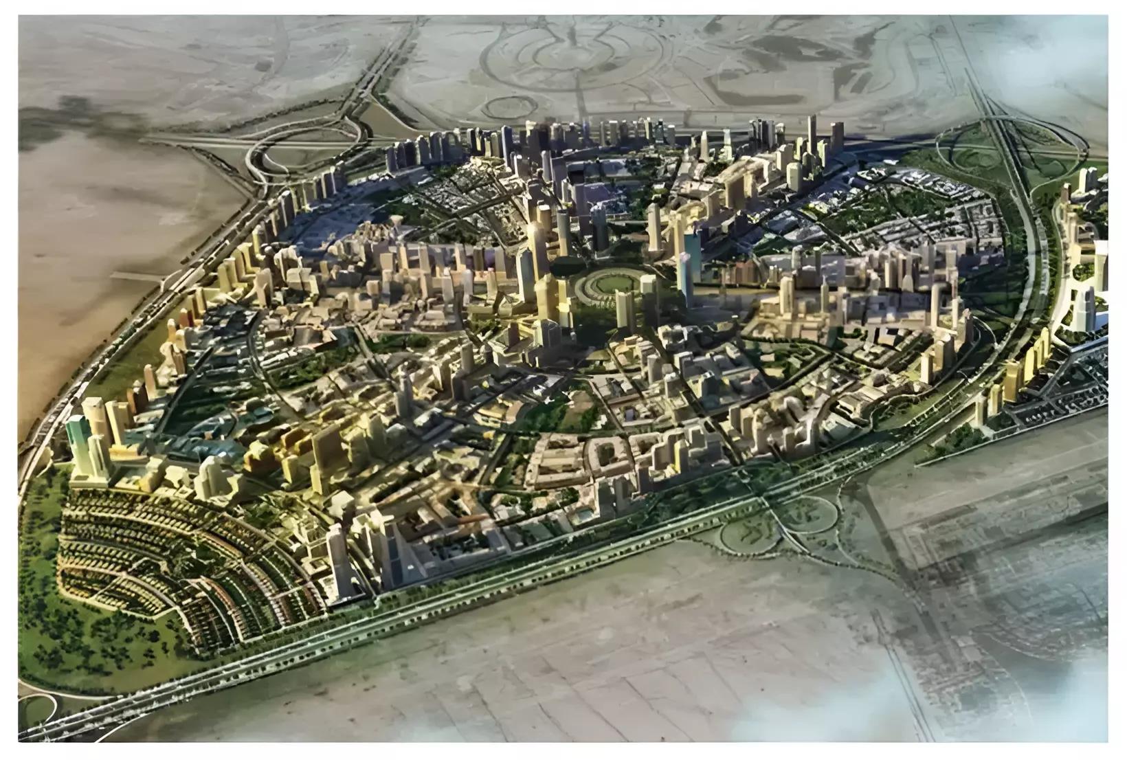 Park Boulevard master plan layout, District 17, Jumeirah Village Circle, Dubai