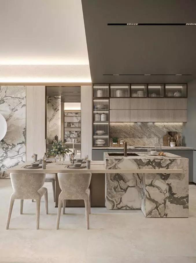 Mayfair Gardens apartment interior living space, Al Satwa, Dubai