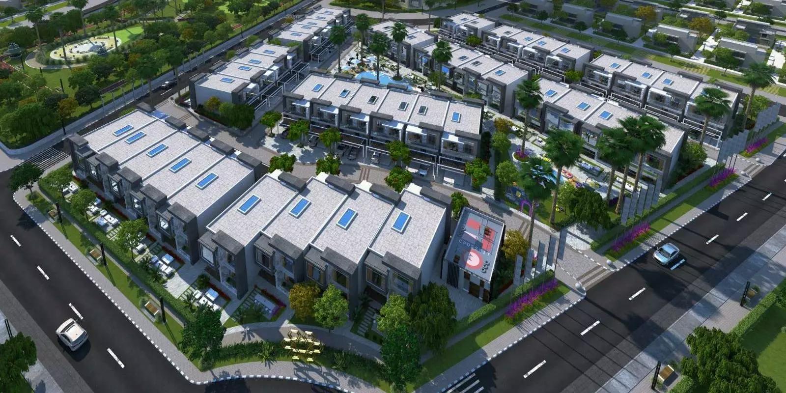 Royal Park South residential tower street view, JVC, Dubai