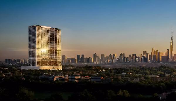 The WOW Tower at Dubai Land Residence Complex