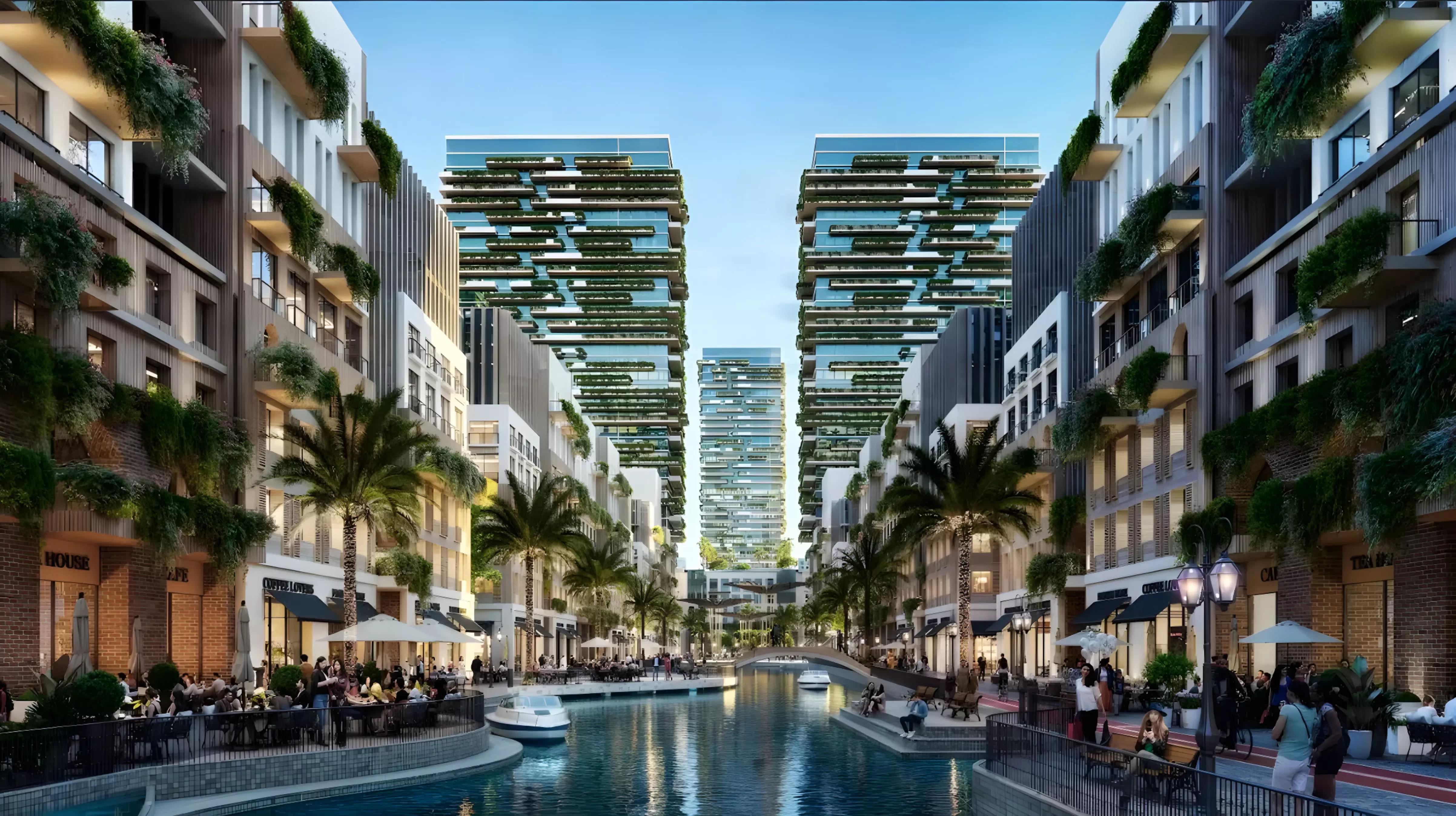 Azizi Milan 18 apartment interior living space, Dubai