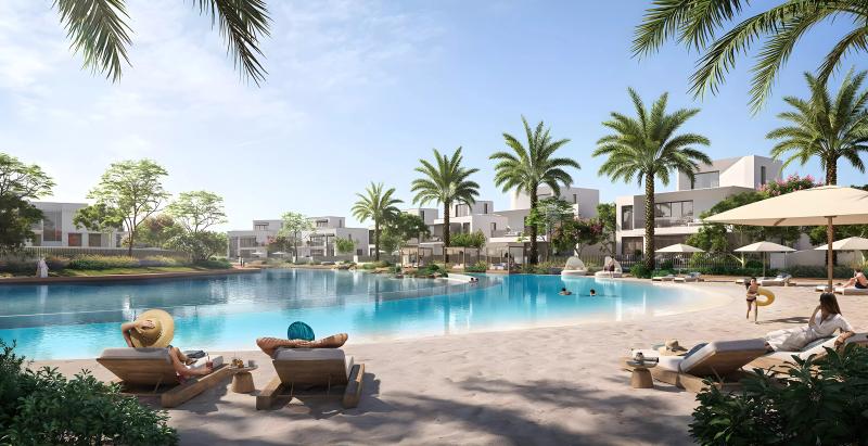 Palace Villas Ostra exterior facade at The Oasis by Emaar, Dubai
