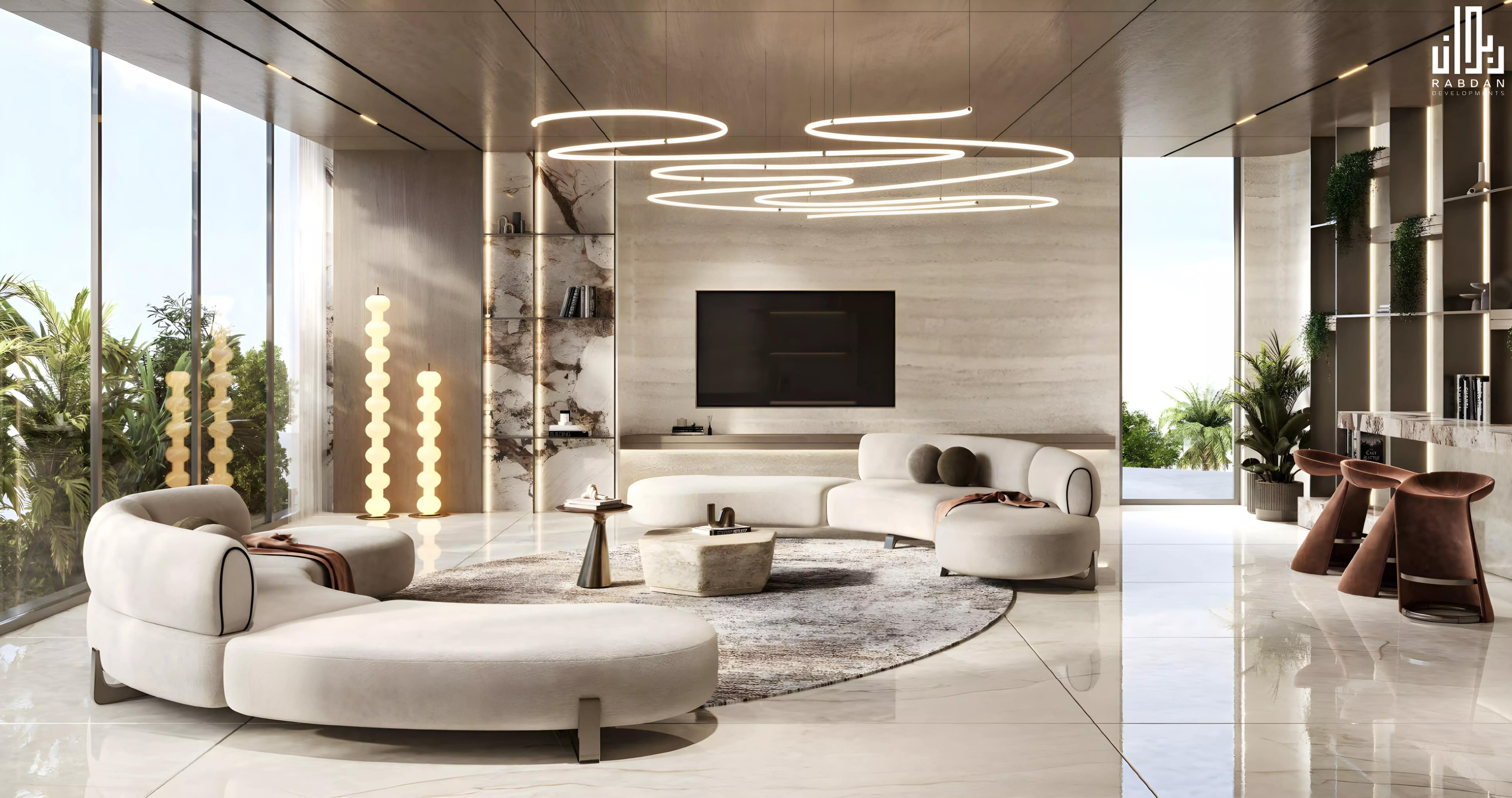 Rabdan Gate lobby or communal interior, Majan, Dubai