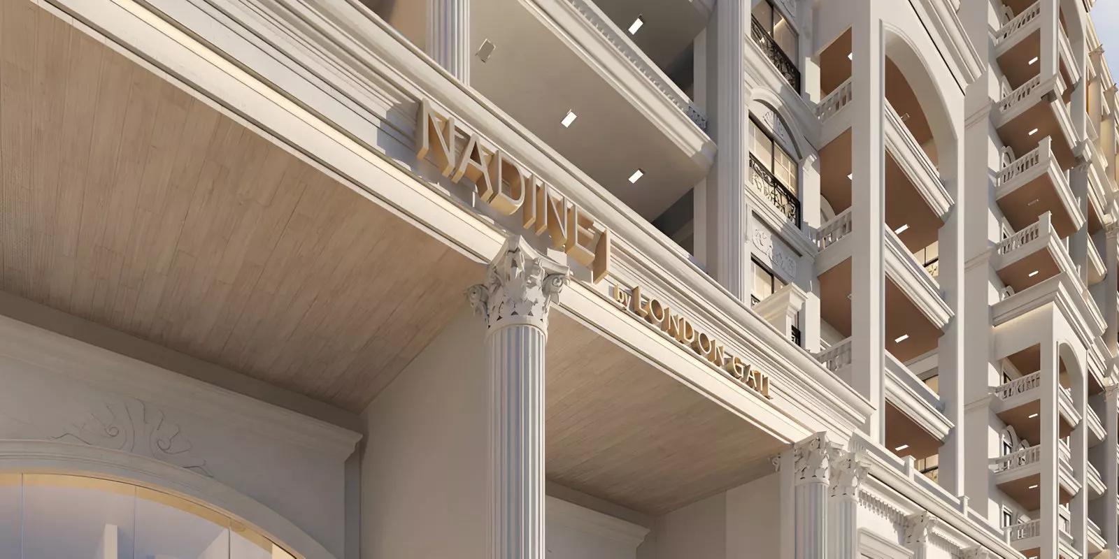 Nadine 1 residential tower street view, Al Furjan, Dubai